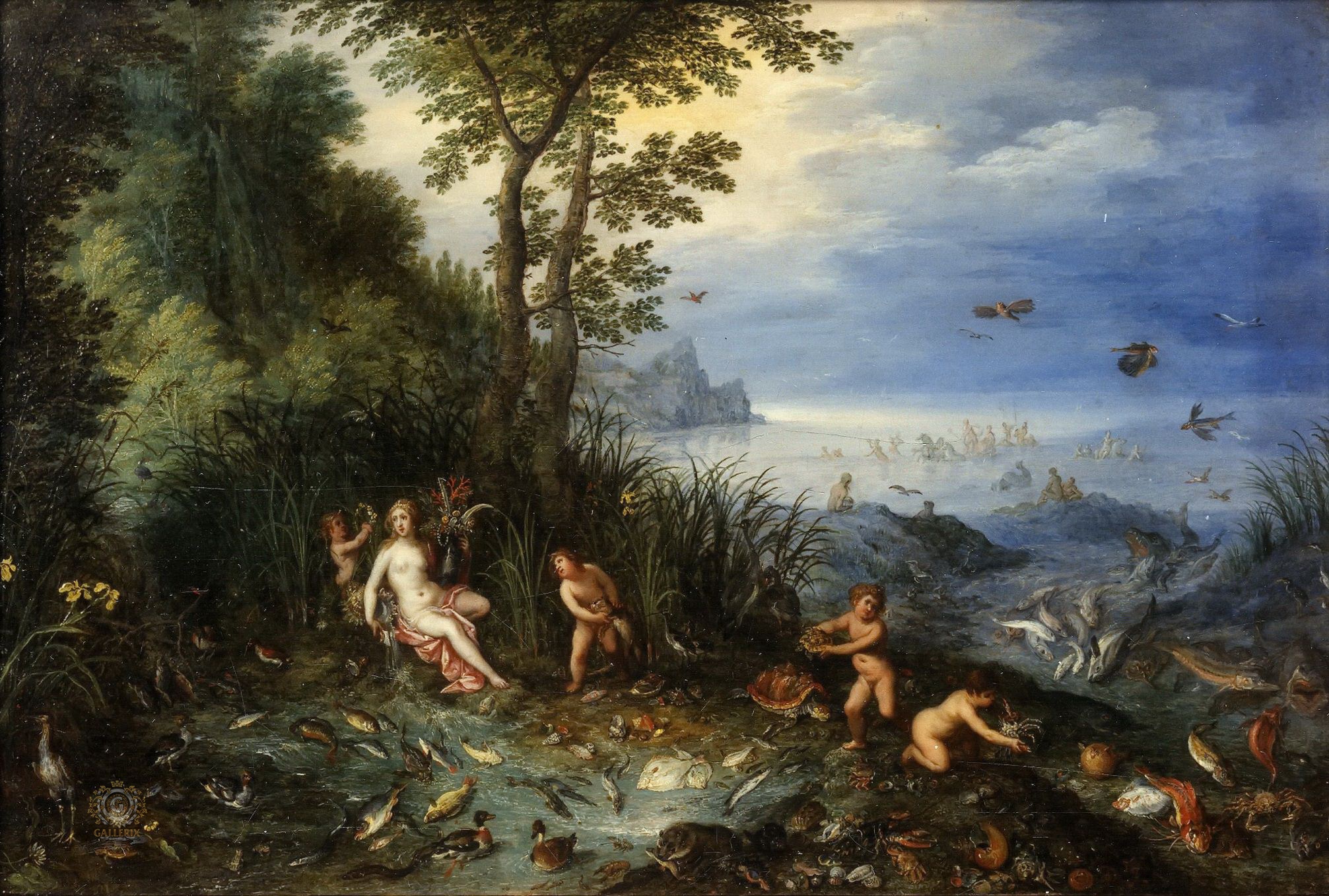 Ян Бпейгель Старший. "Аллегория воды". 1610. Частная коллекция.
