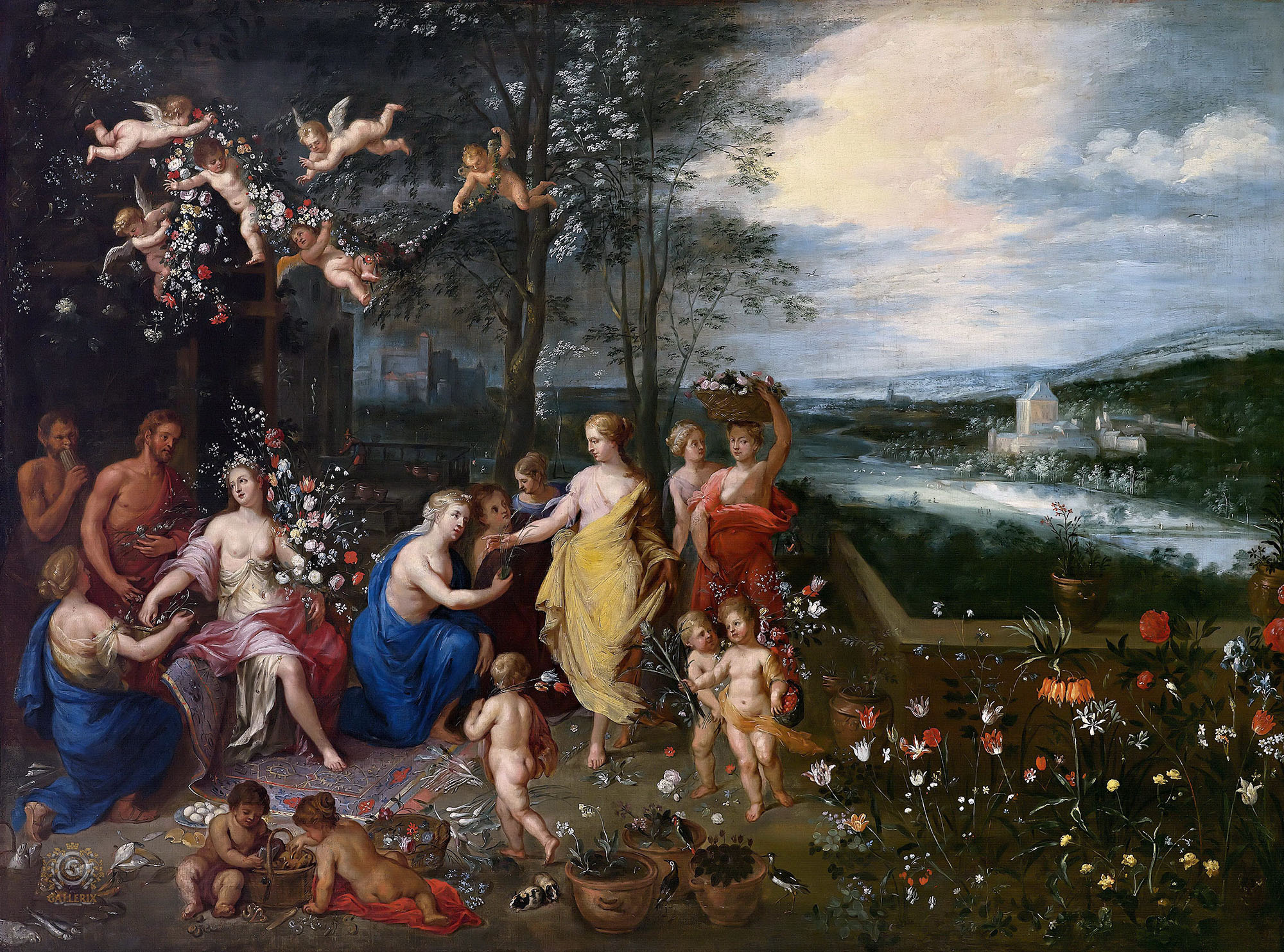 Ян Брейгель Старший. "Аллегория весны". 1616. Частная коллекция.