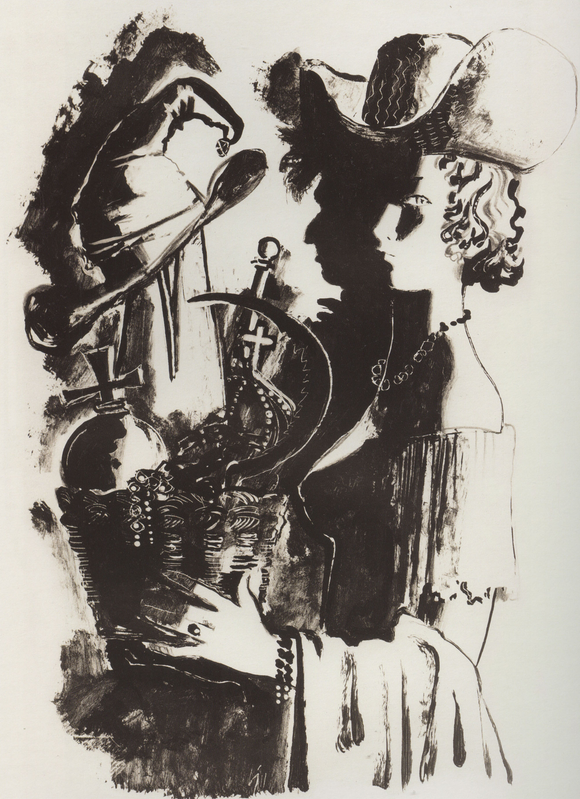 Андрей Пахомов. Франсиско де Каведо. "Избранное". Иллюстрация. 1980.