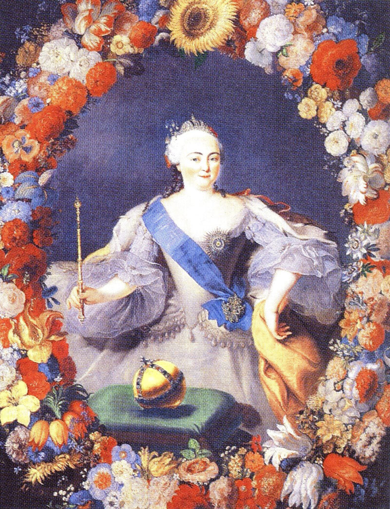 Георг фон Преннер. Императрица Елизавнта Петровна. 1754.