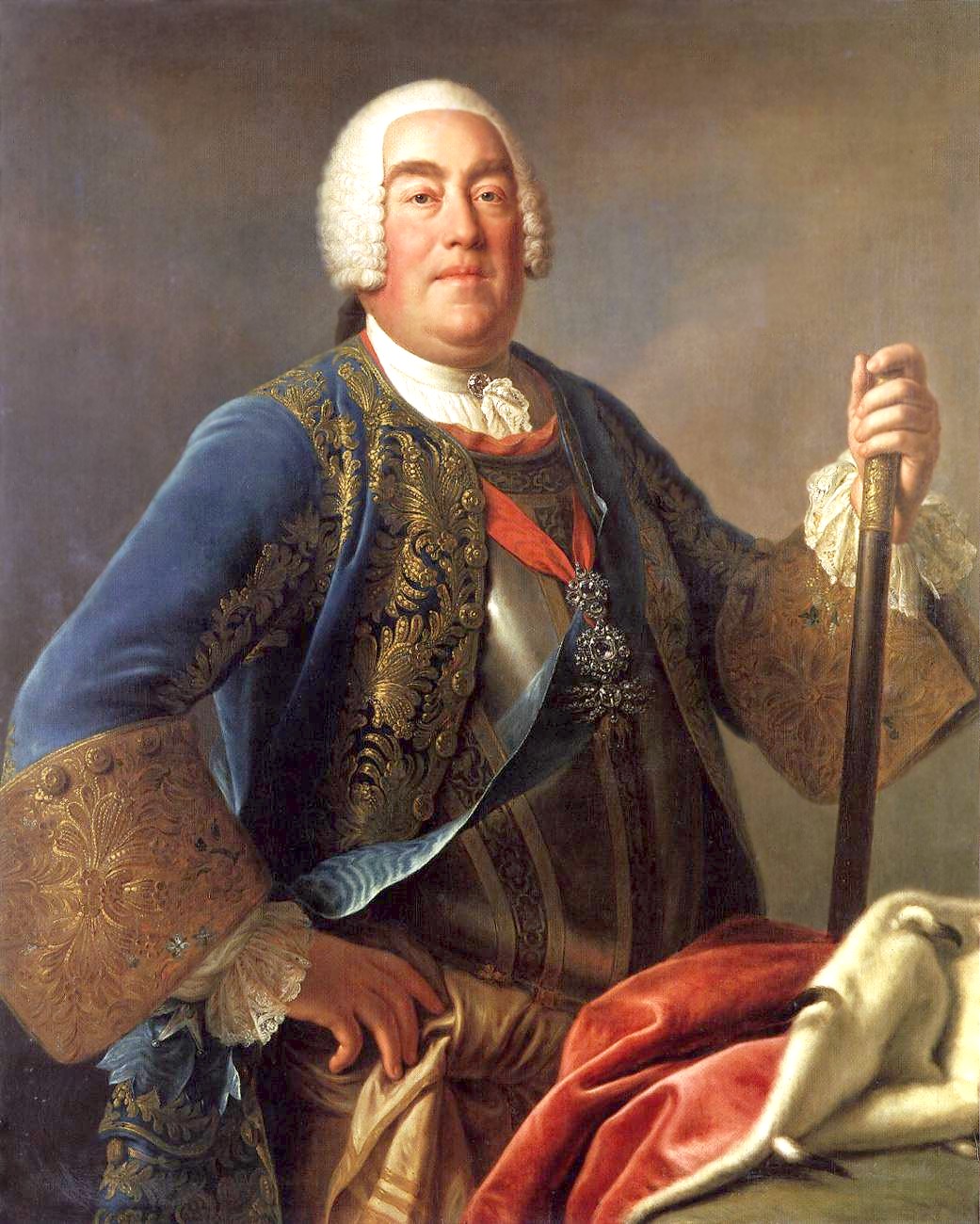 Пьетро Ротари. Король Август III. 1755.