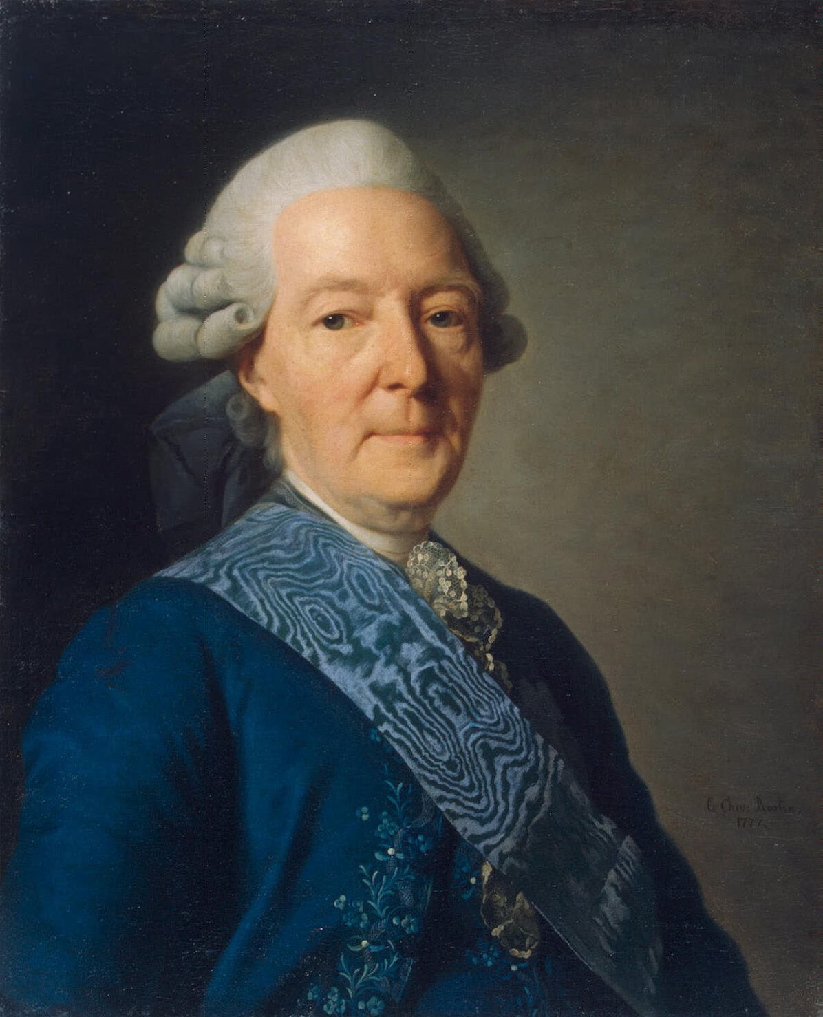Александр Рослин. Портрет И. И. Бецкого. 1777.