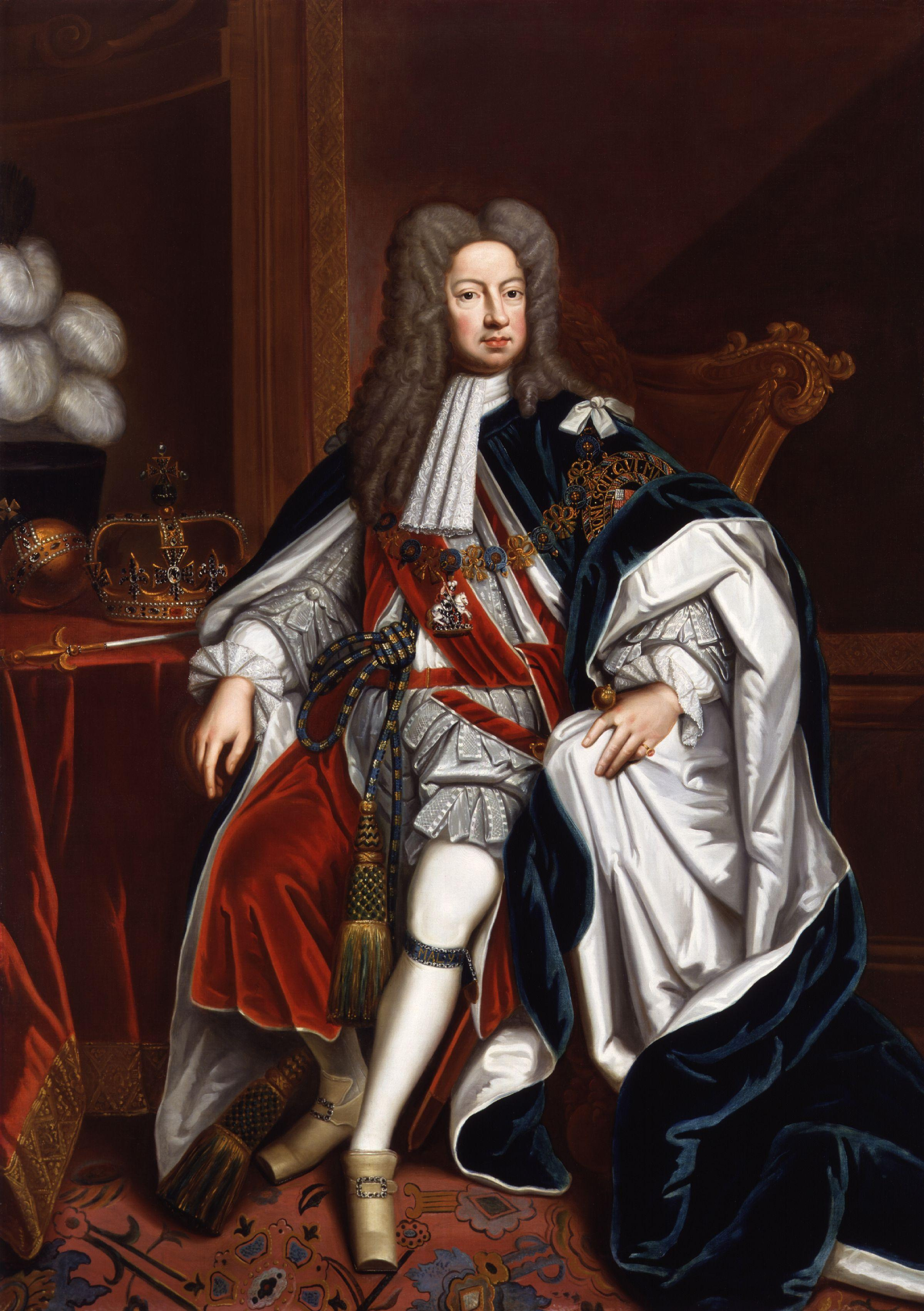 Готфрид Кнеллер. Король Георг I. 1723.