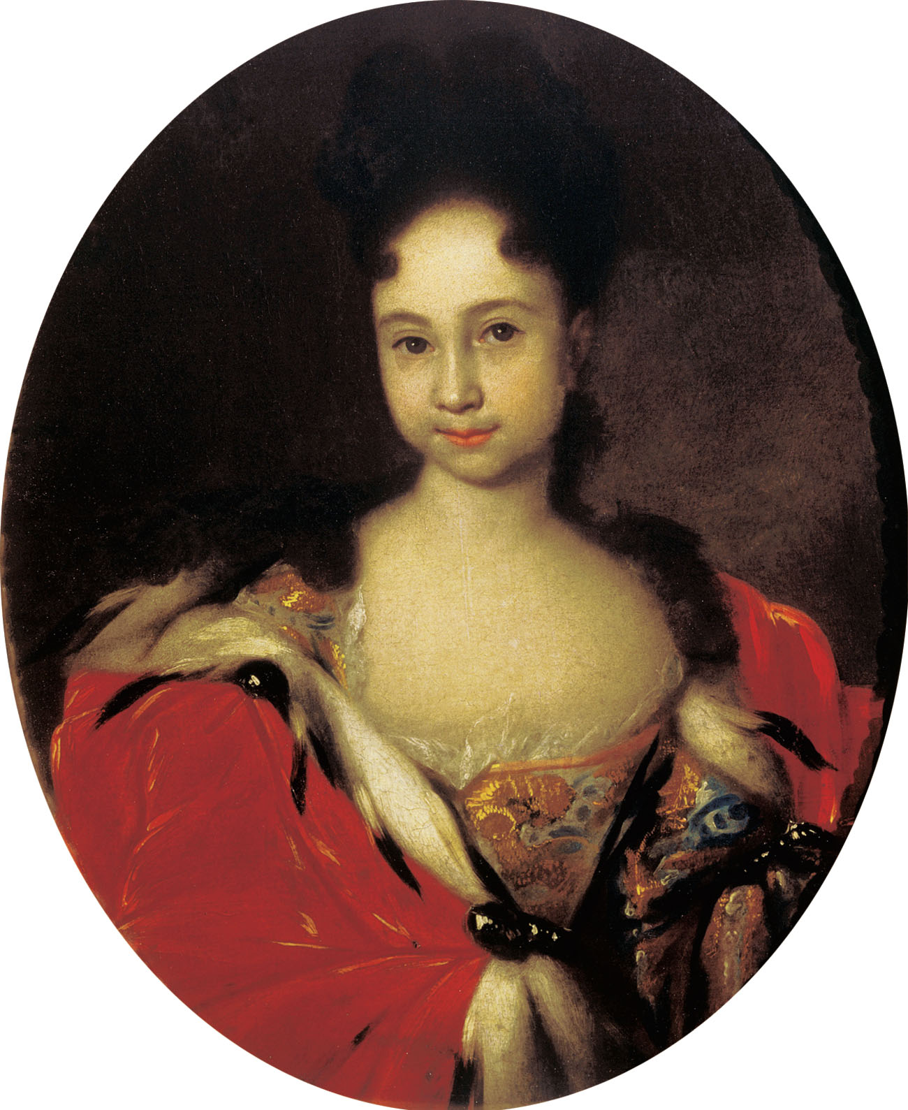 Иван Никитин. Портрет цесаревны Анны Петровны. Не позднее 1716.