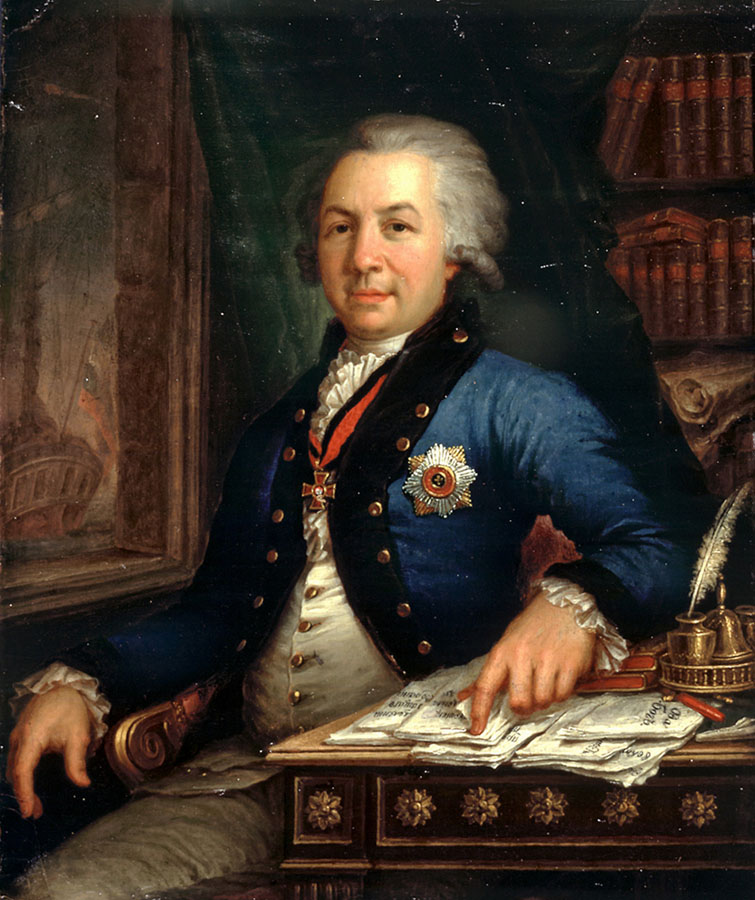Владимир Боровиковский. Портрет Г. Р. Державина. 1795.
