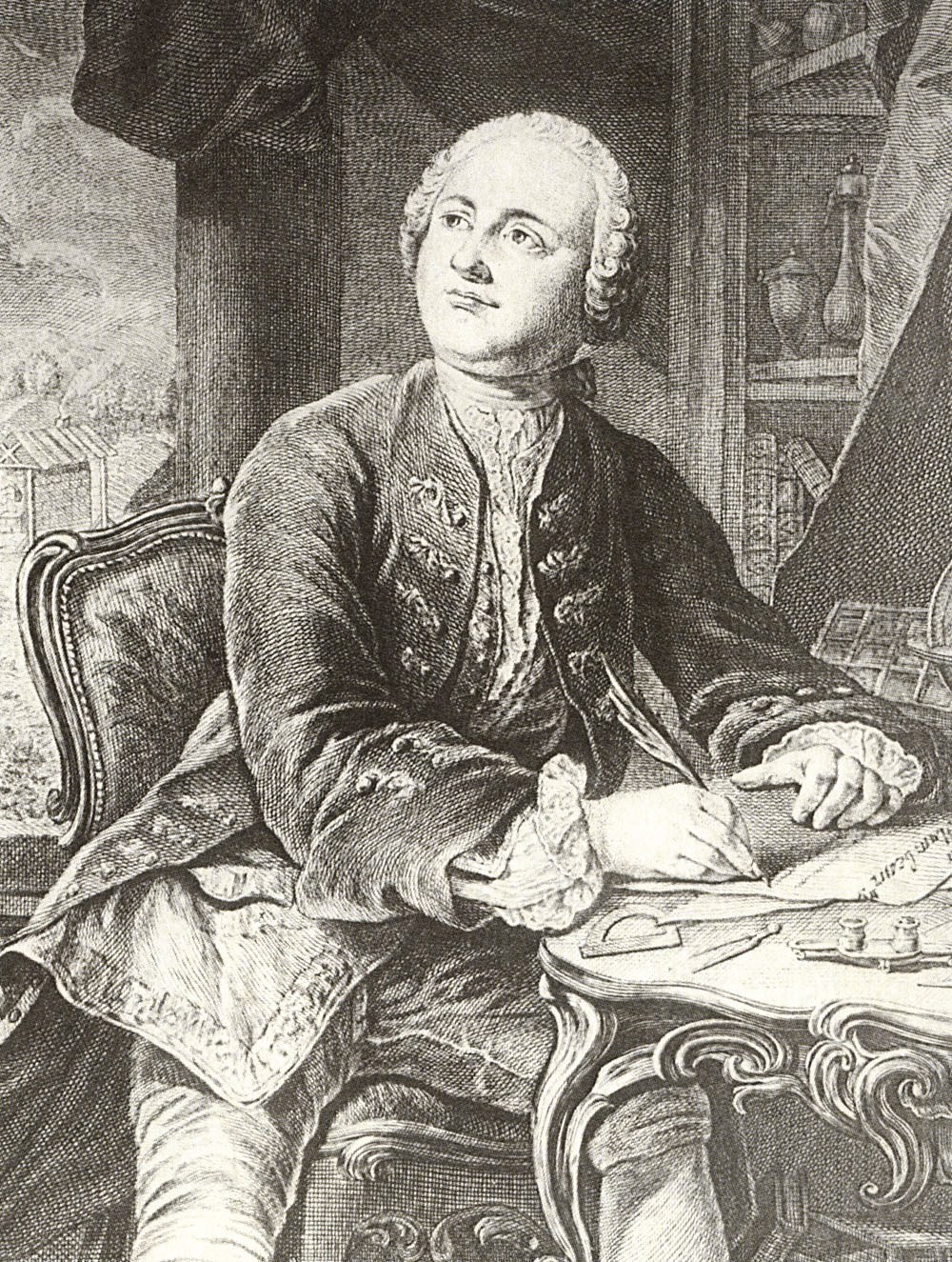 Э. Фессер. М. В. Ломоносов. 1757.