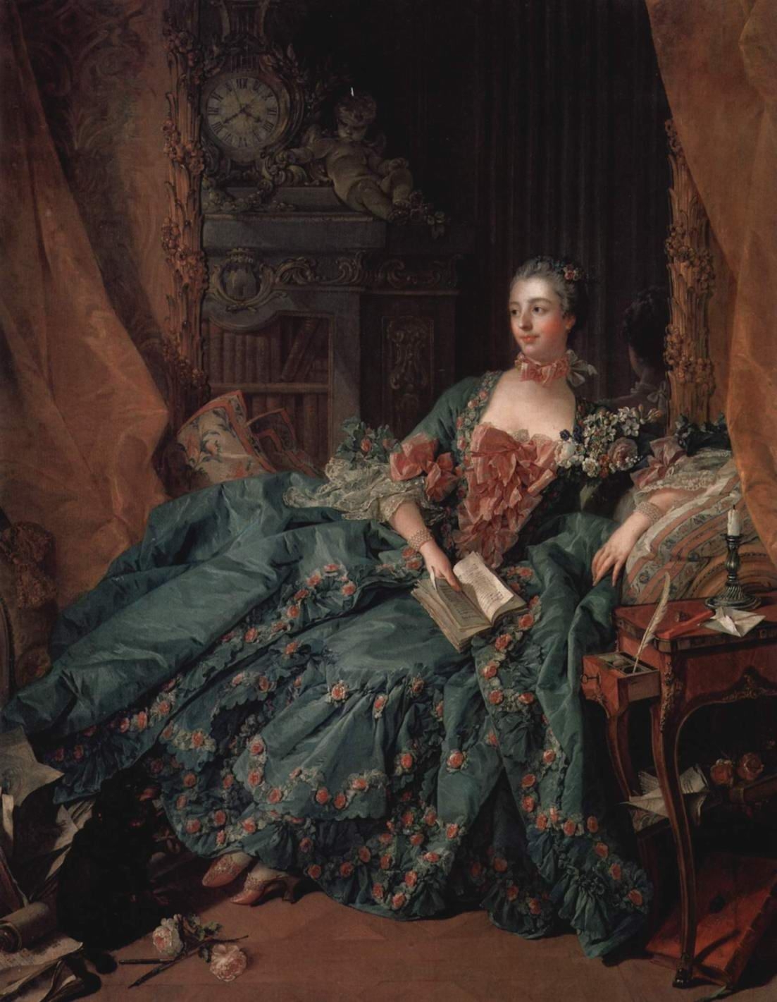 Франсуа Буше. Мадам де Помпадур. 1756.