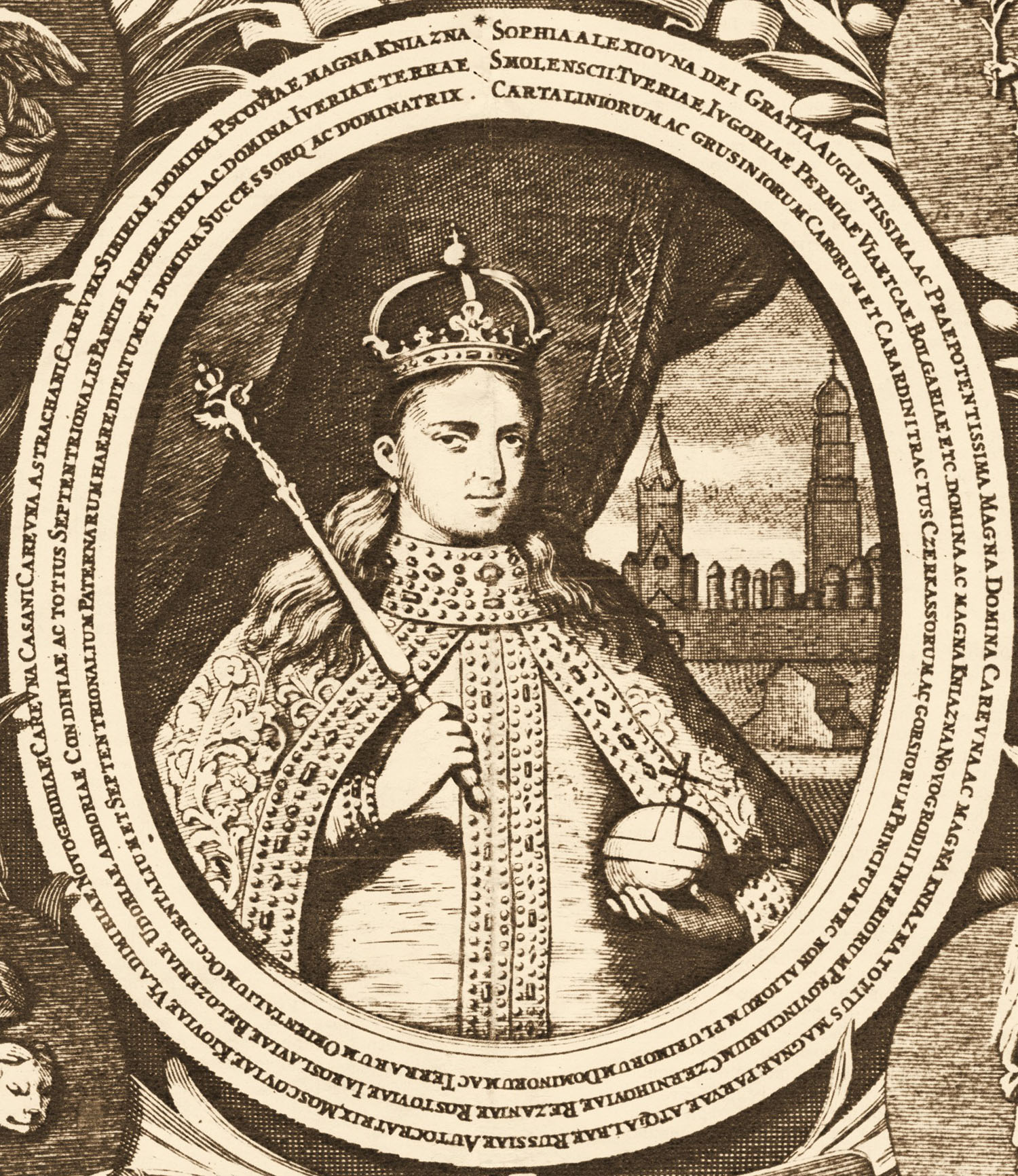 Л. Тарасевич. Софья Алексеевна. 1680-е.