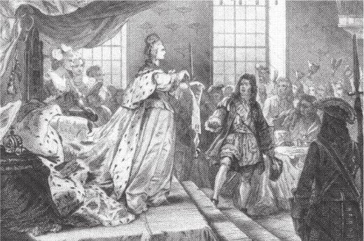 И. Шарлемань. "Императрица Анна Иоанновна разрывает "кондиции" в 1730 году в Москве".