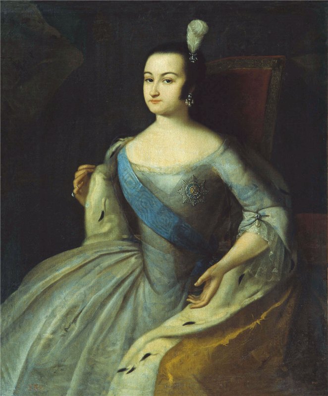 Луи Каравак. "Портрет Анны Леопольдовны". 1740.