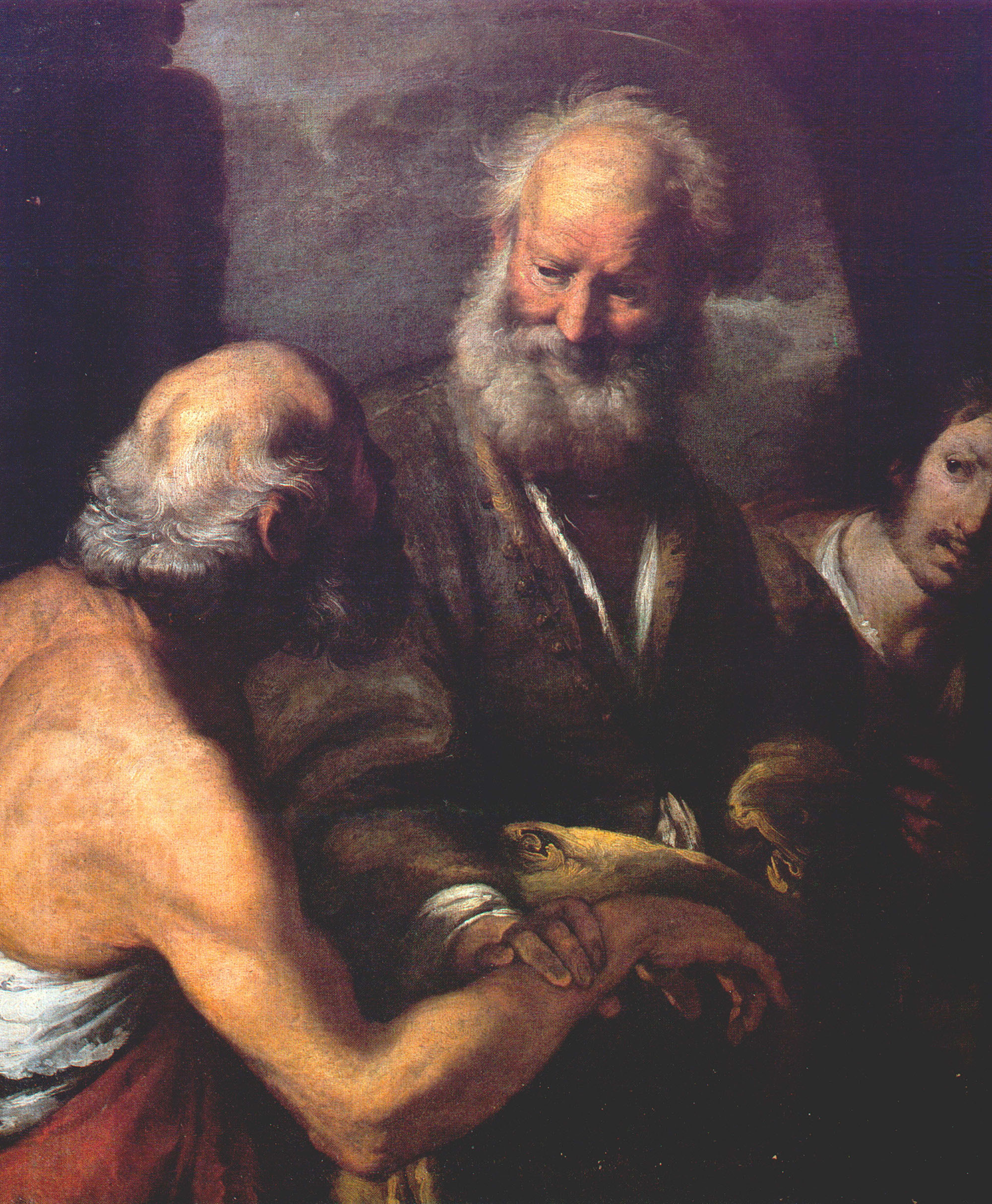 Бернардо Строцци. "Апостол Пётр исцеляет паралитика". 1630-е.