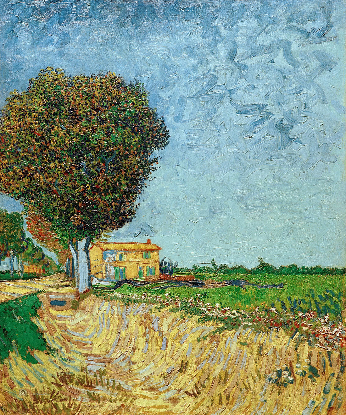 Винсент Ван Гог. "Тропа близ Арля". 1888.