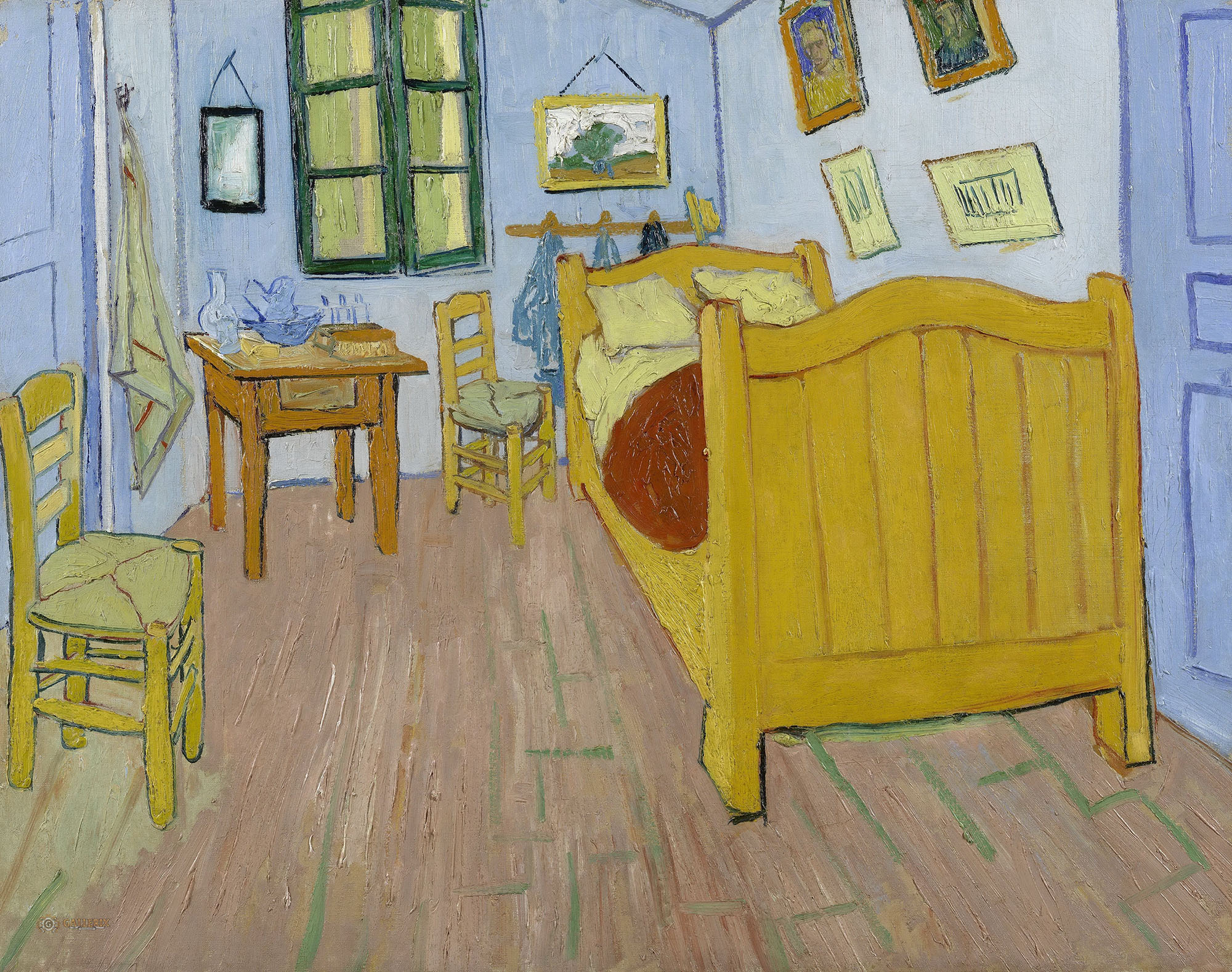 Винсент Ван Гог. "Спальня Винсента в Арле". 1888.