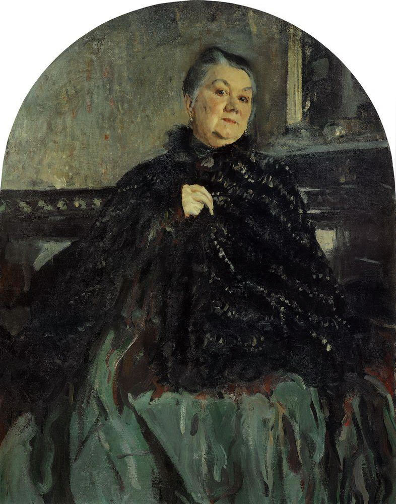 В. Серов. Портрет артистки Г. Н. Федотовой. 1905.