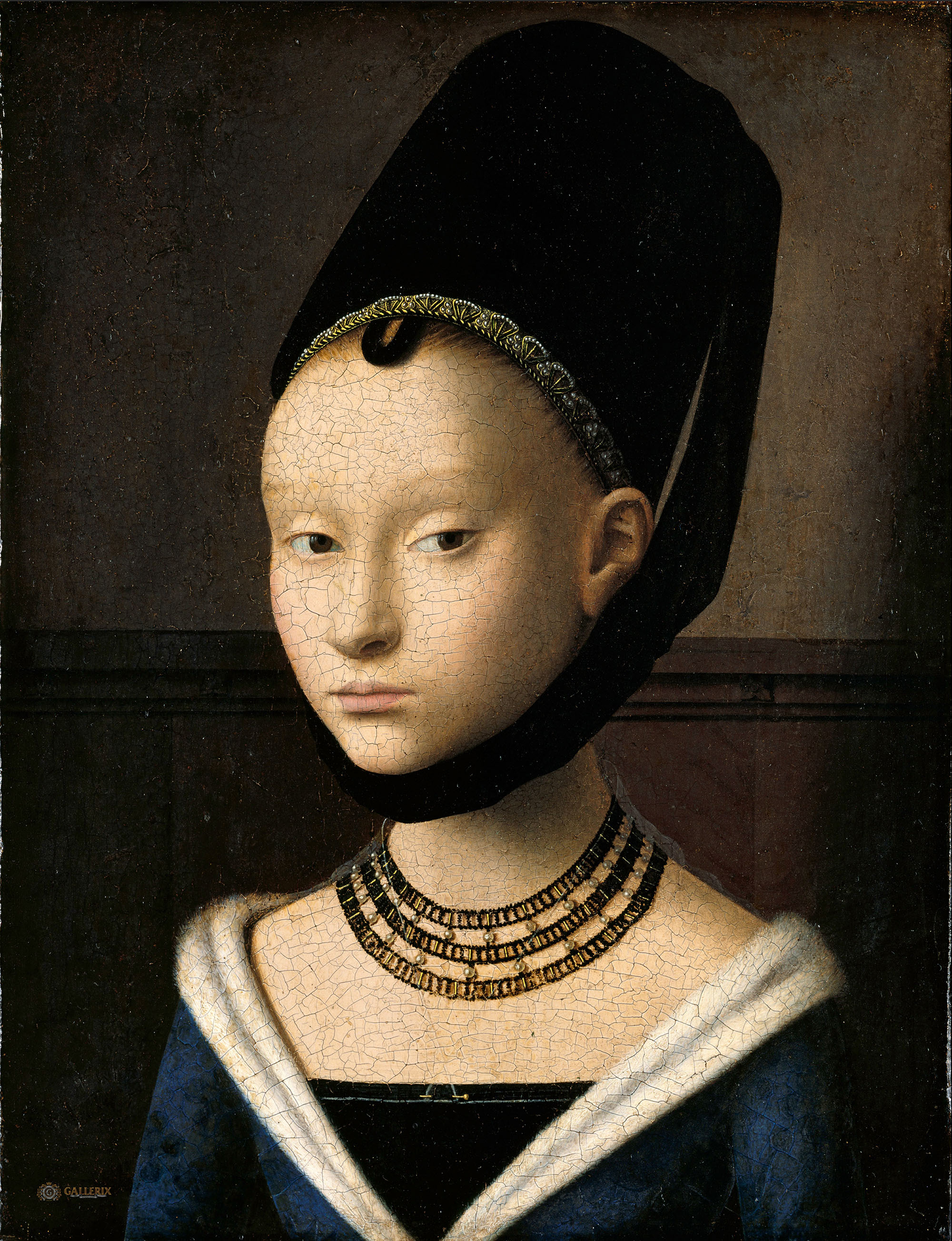 Петрус Кристус. Портрет молодой девушки. XV век. Масло, дерево.
