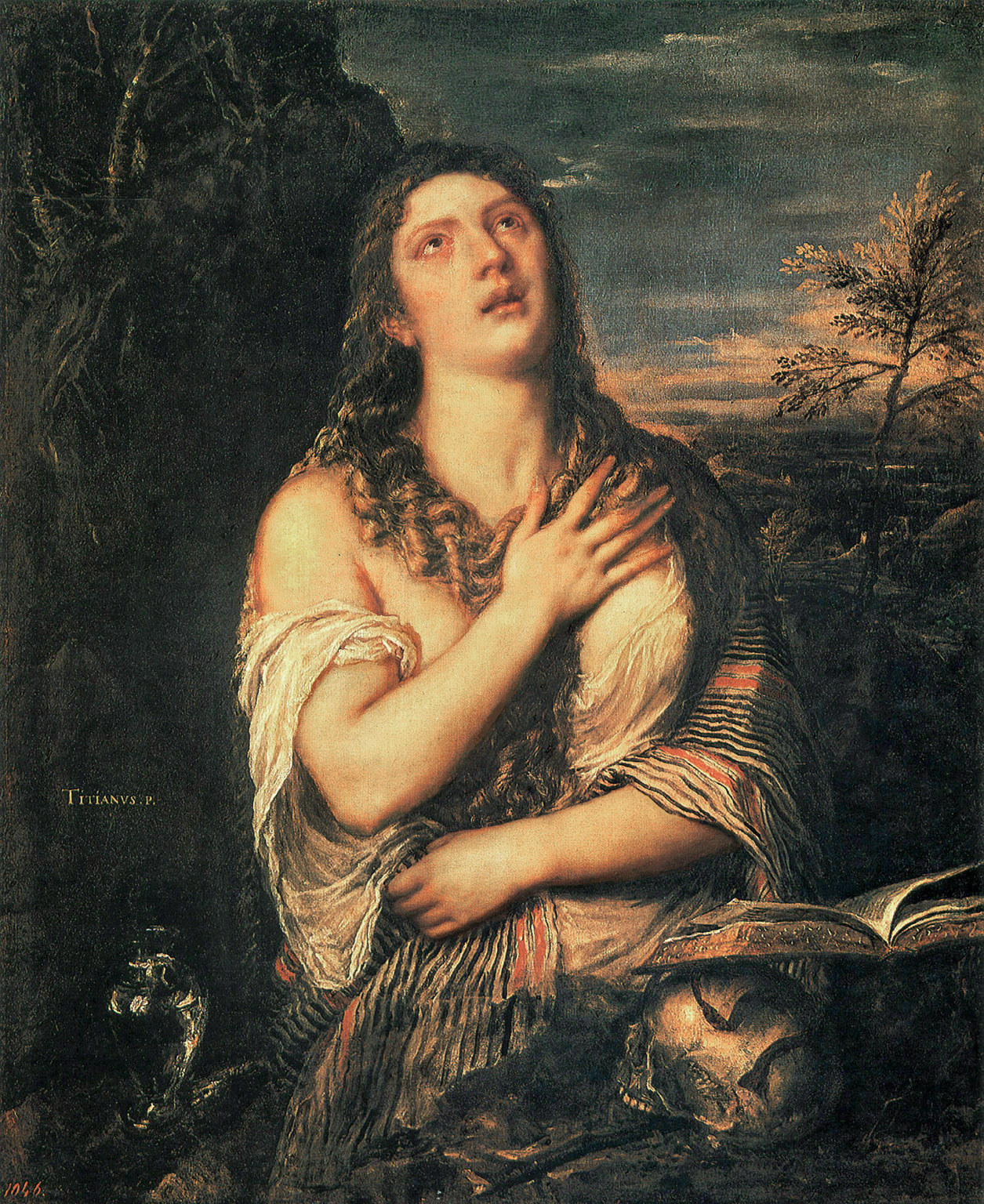 Тициан. Кающаяся Мария Магдалина. 1650.