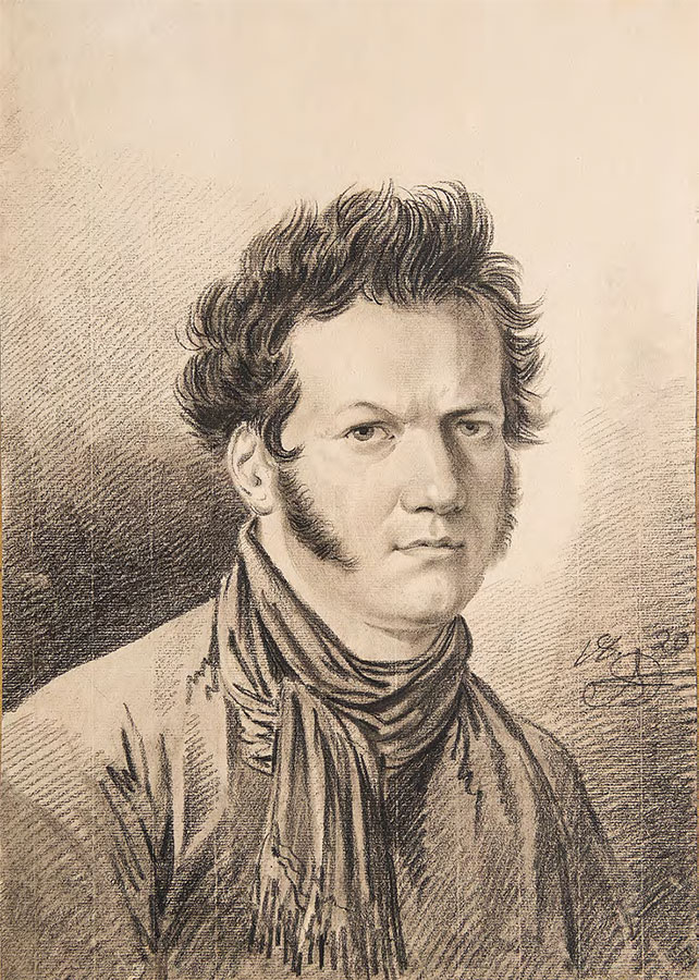 Александр Осипович Орловский. "Автопортрет". 1820.