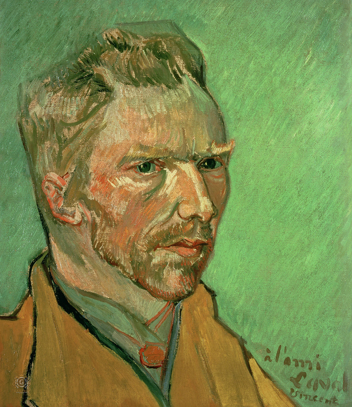 Винсент Ван Гог. "Автопортрет". 1888. Частная коллекция.