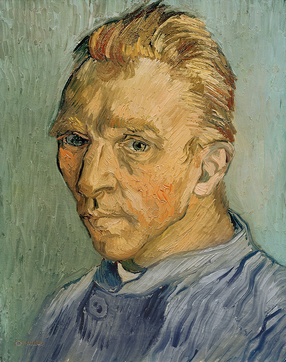 Винсент Ван Гог. "Автопортрет". 1889. Частная коллекция.
