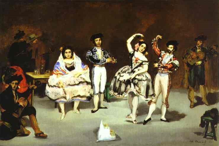 Эдуард Мане. "Испанский балет". 1862.