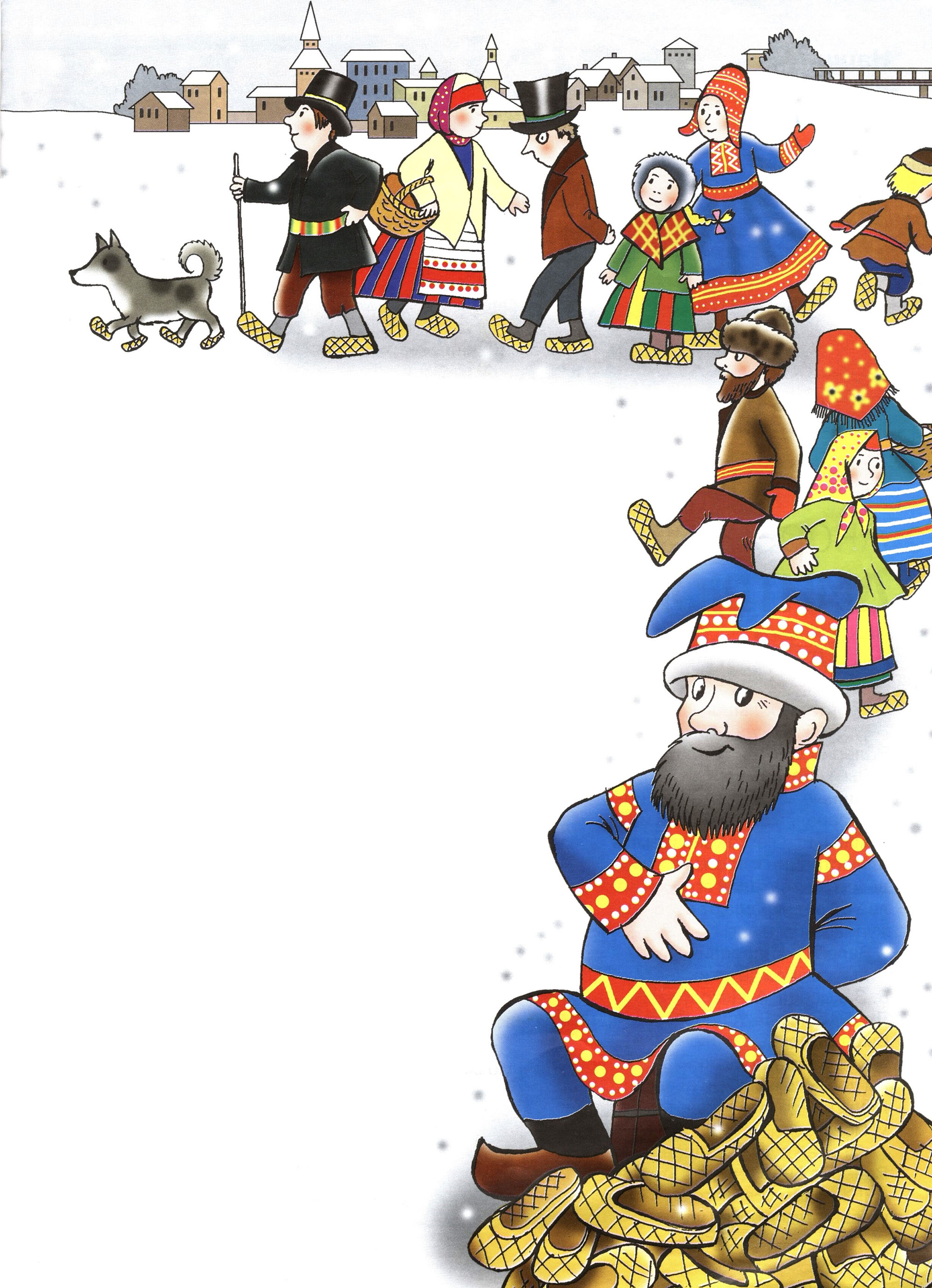 "Бедный Старик и король". Финская сказка. Иллюстрации Милы Лобовой.