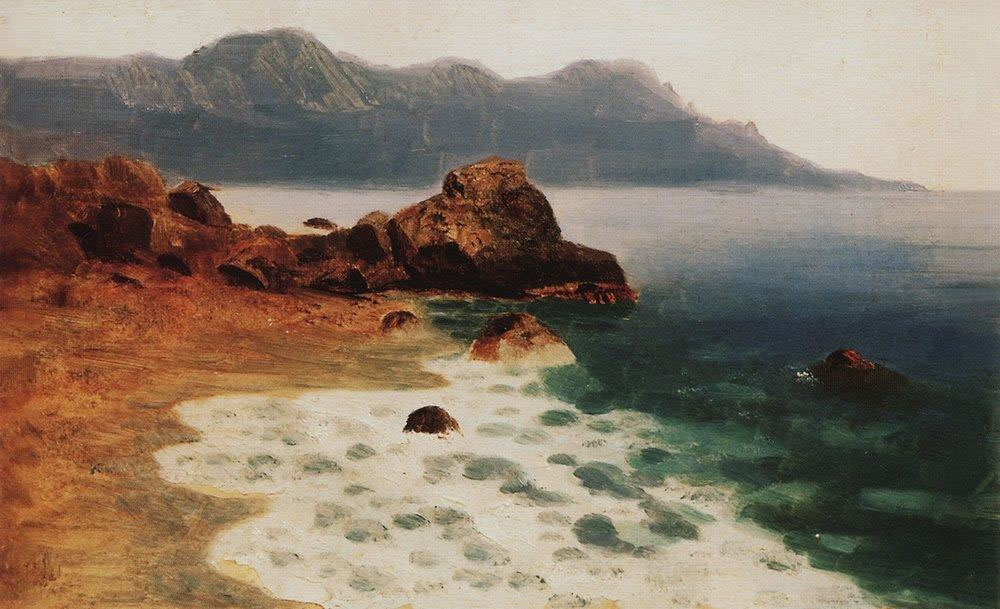 Архип Куинджи. Берег моря. 1885-1890.
