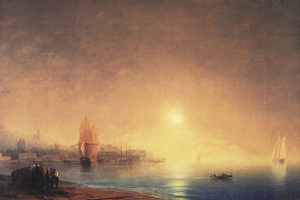 И. Айвазовский. Утро на берегу залива. 1853.