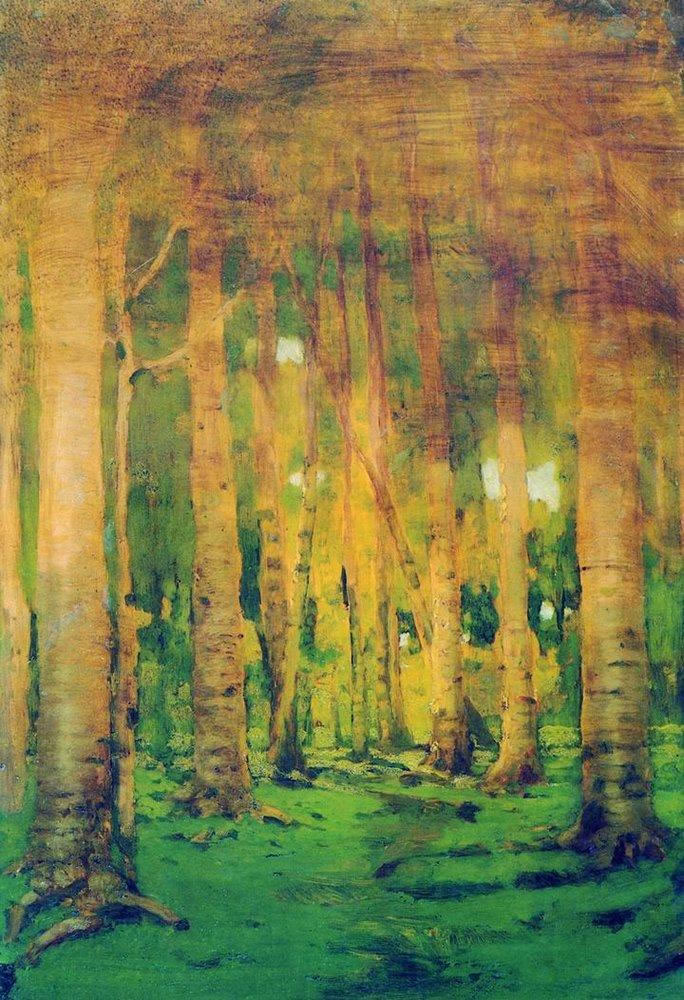 Архип Куинджи. Берёзовая роща. Пятна солнечного света. 1890-1895.