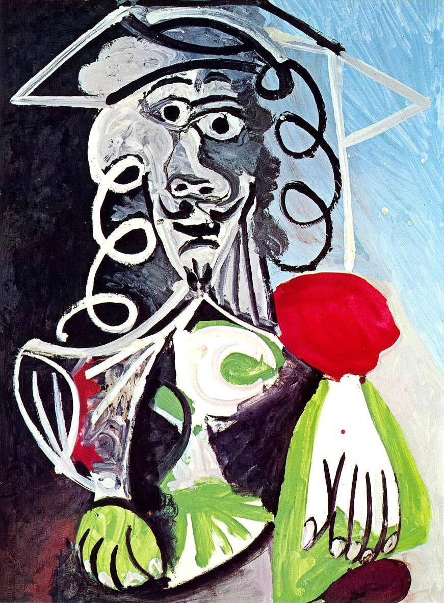Пабло Пикассо. "Бюст мужчины". 1969.