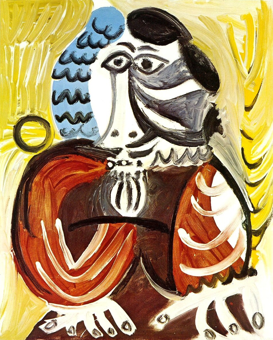 Пабло Пикассо. "Бюст мужчины". 1969.