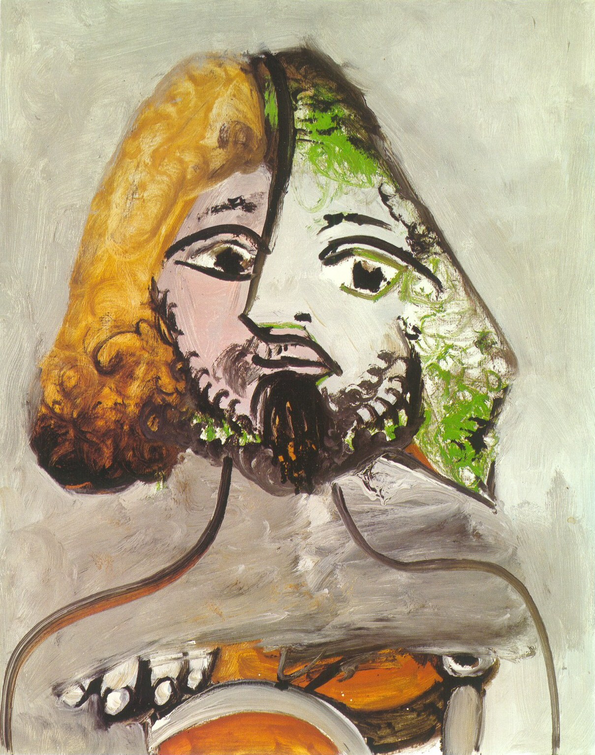 Пабло Пикассо. "Бюст мужчины". 1971.
