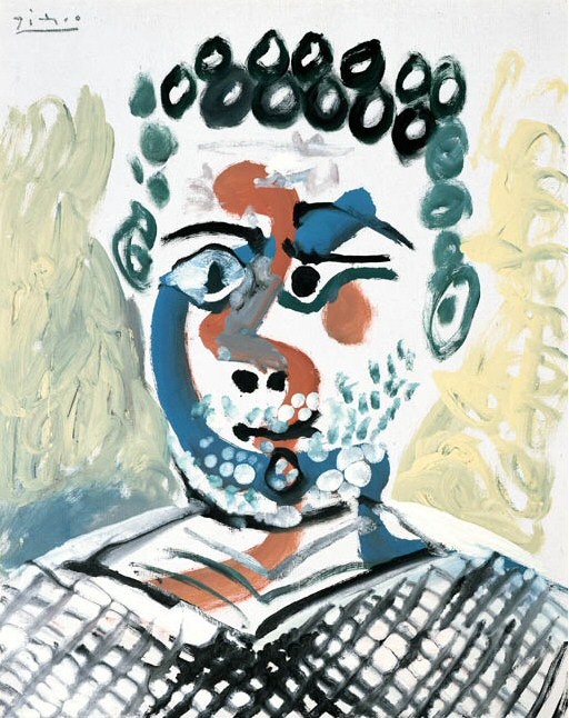 Пабло Пикассо. "Бюст мужчины". 1965.