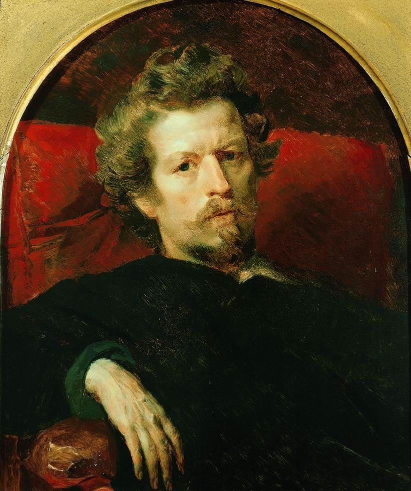 К. Брюллов. Автопортрет. 1848.