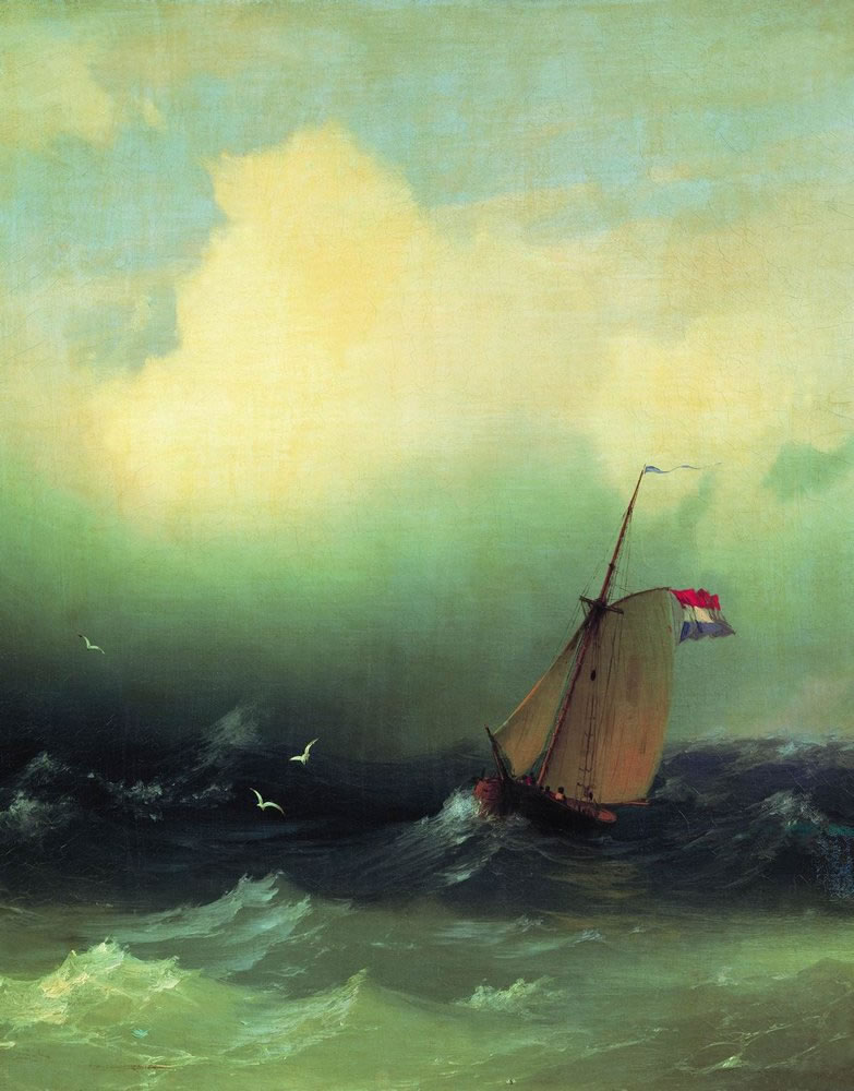 И. Айвазовский. Буря на море. 1847.