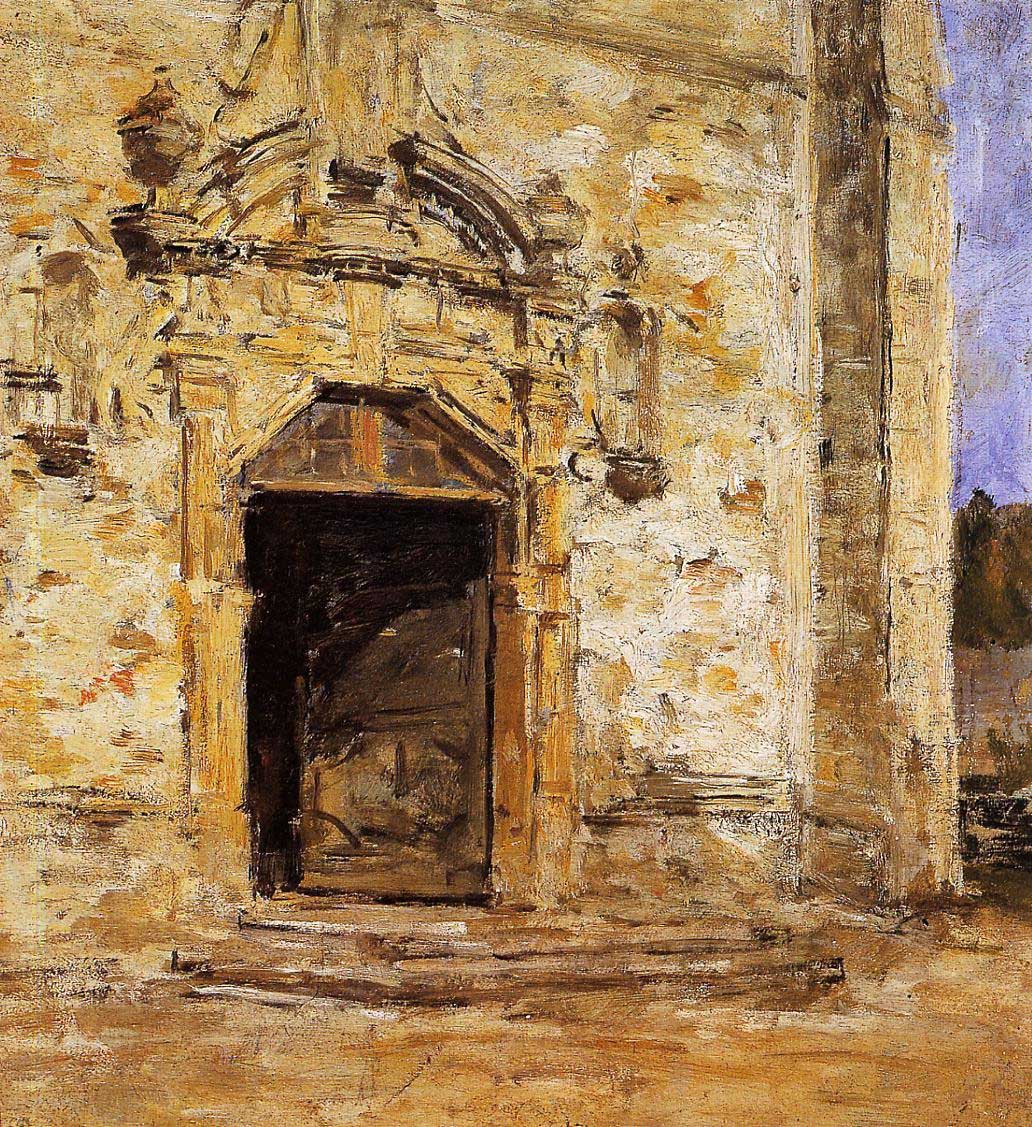 Эжен Буден. "Дверь церкви Сен-Томас, Тук". 1895. Музей современного искусства Андре Мальро, Гавр.