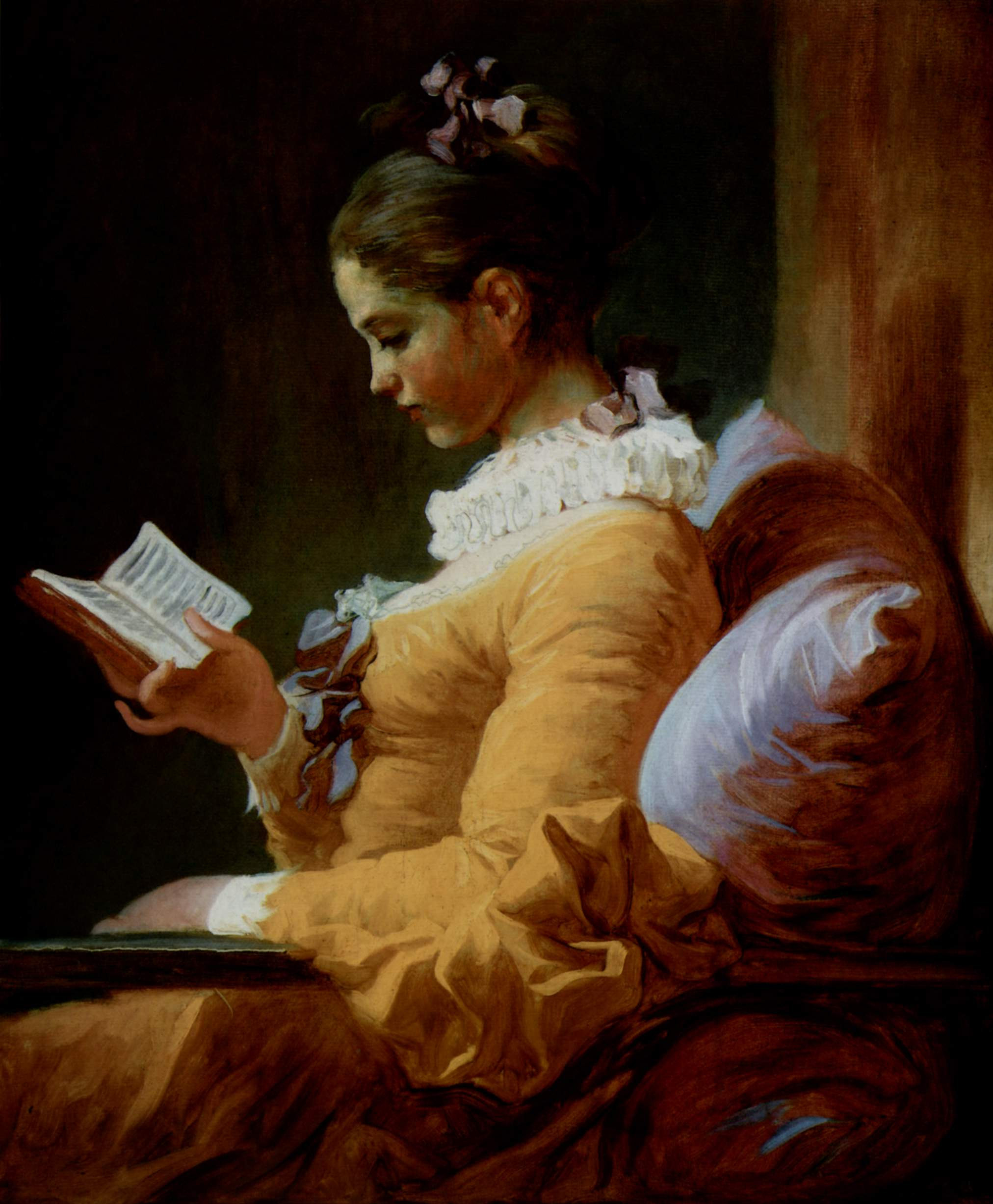 Жан Оноре Фрагонар. Читающая женщина.