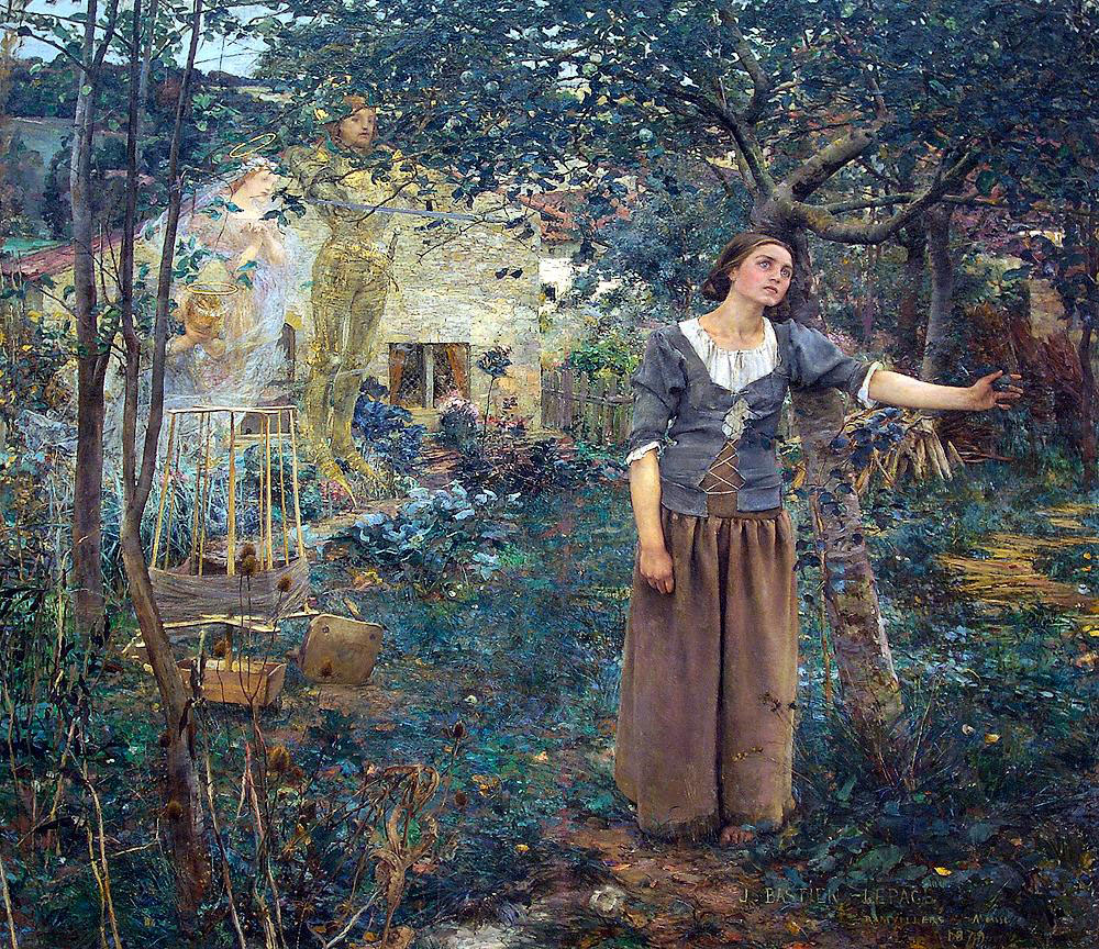 Жюль-Бастьен Лепаж. "Видение Жанны д'Арк". 1879. Художественный музей.