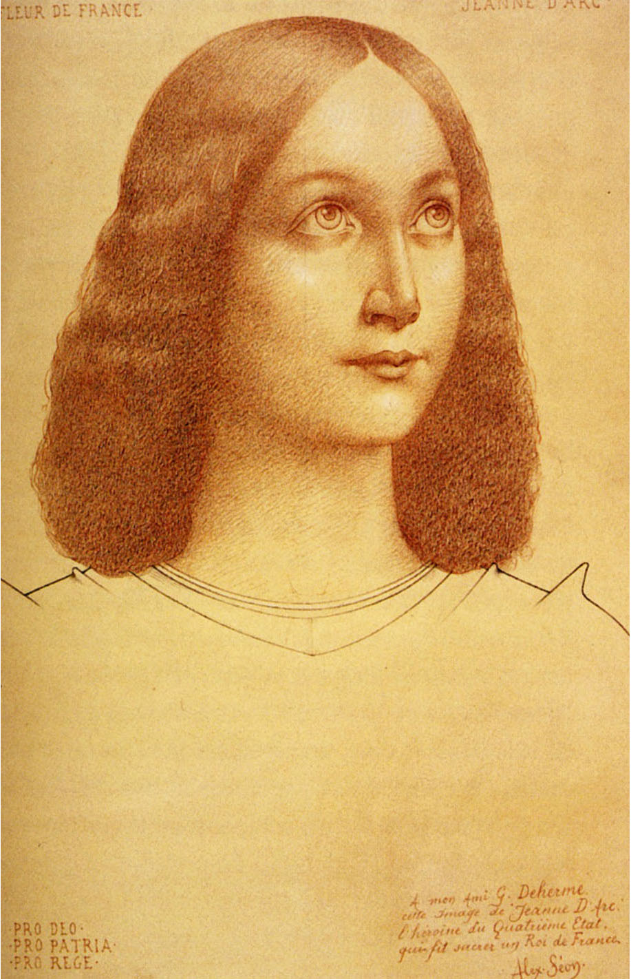 Александр Сеон. "Жанна д'Арк". 1909. Частная коллекция.