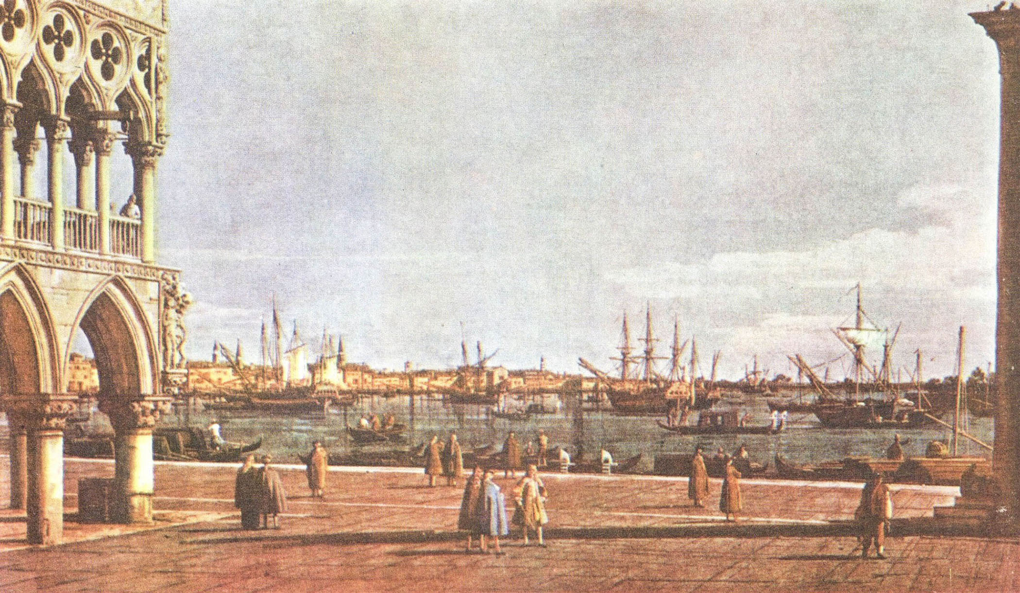 Джованни Антонио Каналетто. "Залив Сан-Марко". Конец 1730-х.