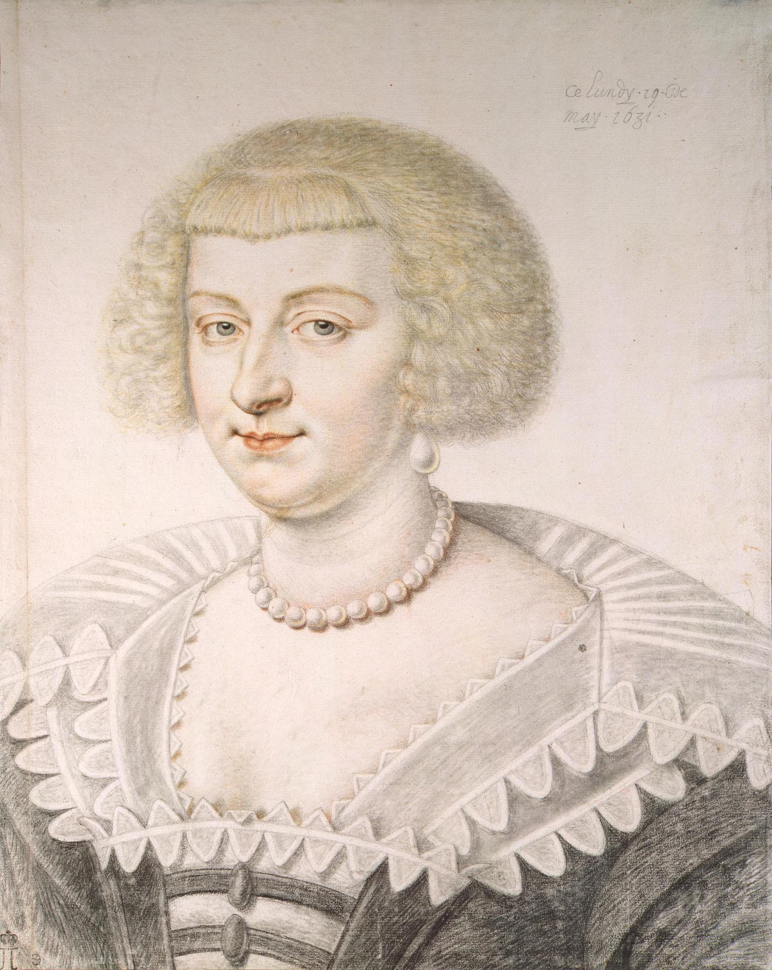 Даниэль Дюмустье. "Портрет дамы в чёрном платье". 1631.