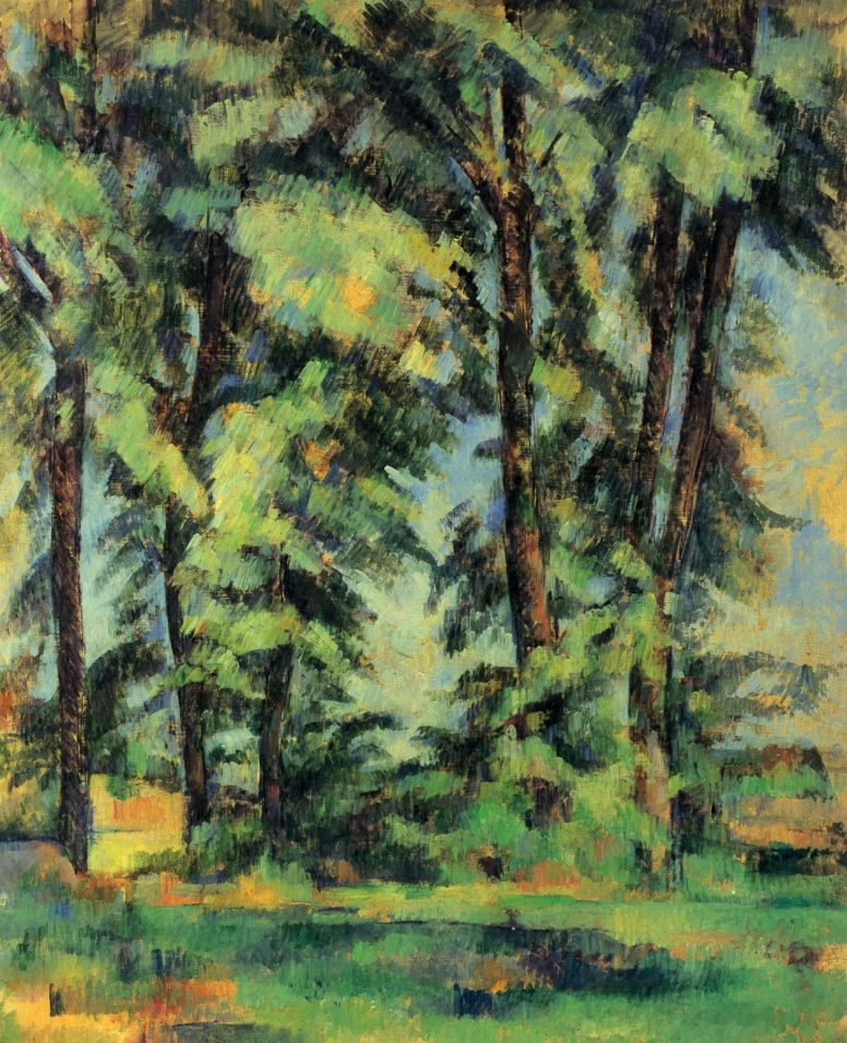 Поль Сезанн. "Высокие деревья в Жа де Буффан". 1887. Частная коллекция.