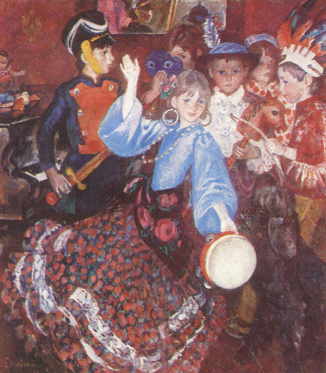 О. Богаевская. "Детский праздник". 1980.
