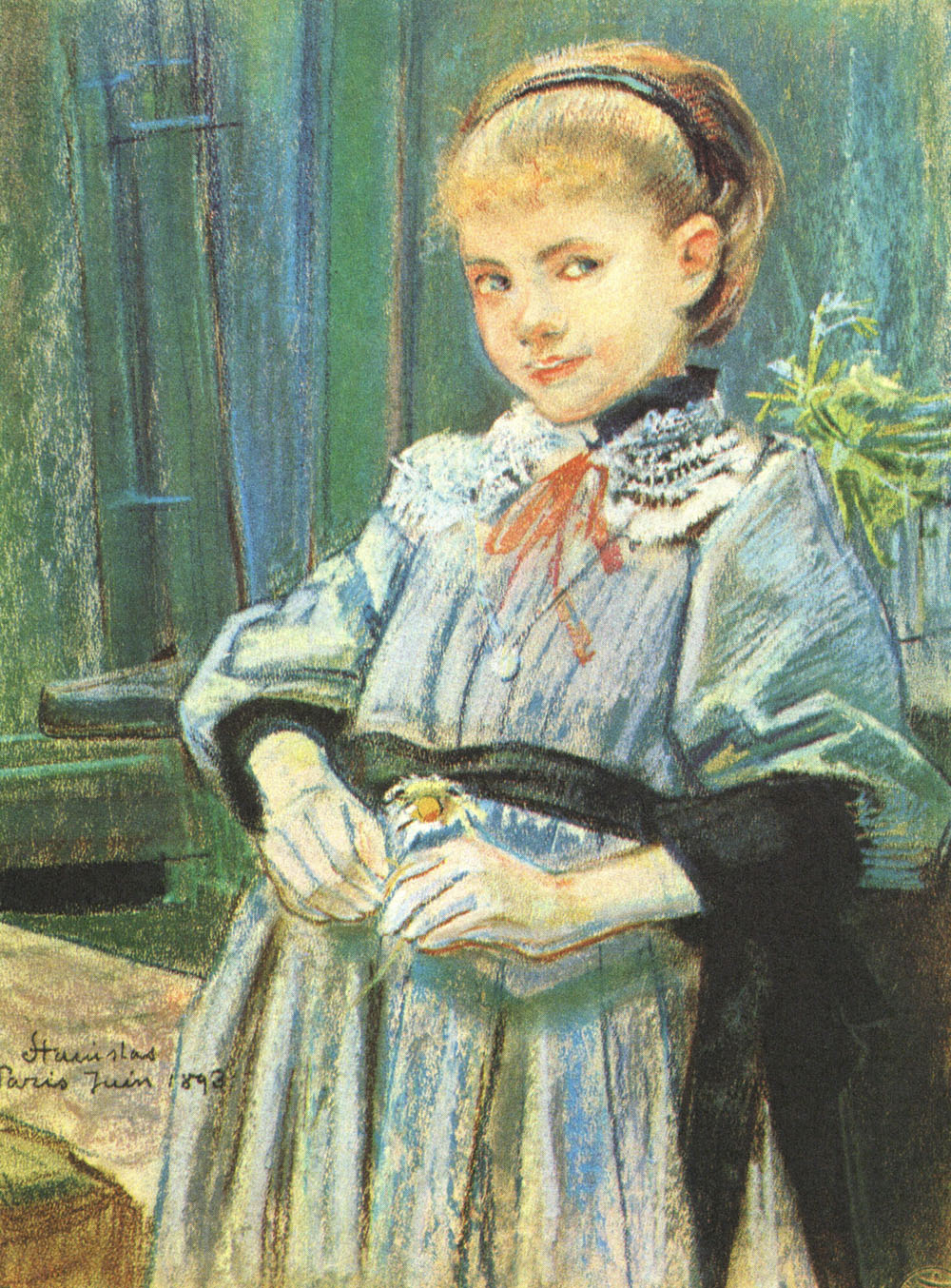 Станислав Выспяньский. Портрет девочки. 1893.