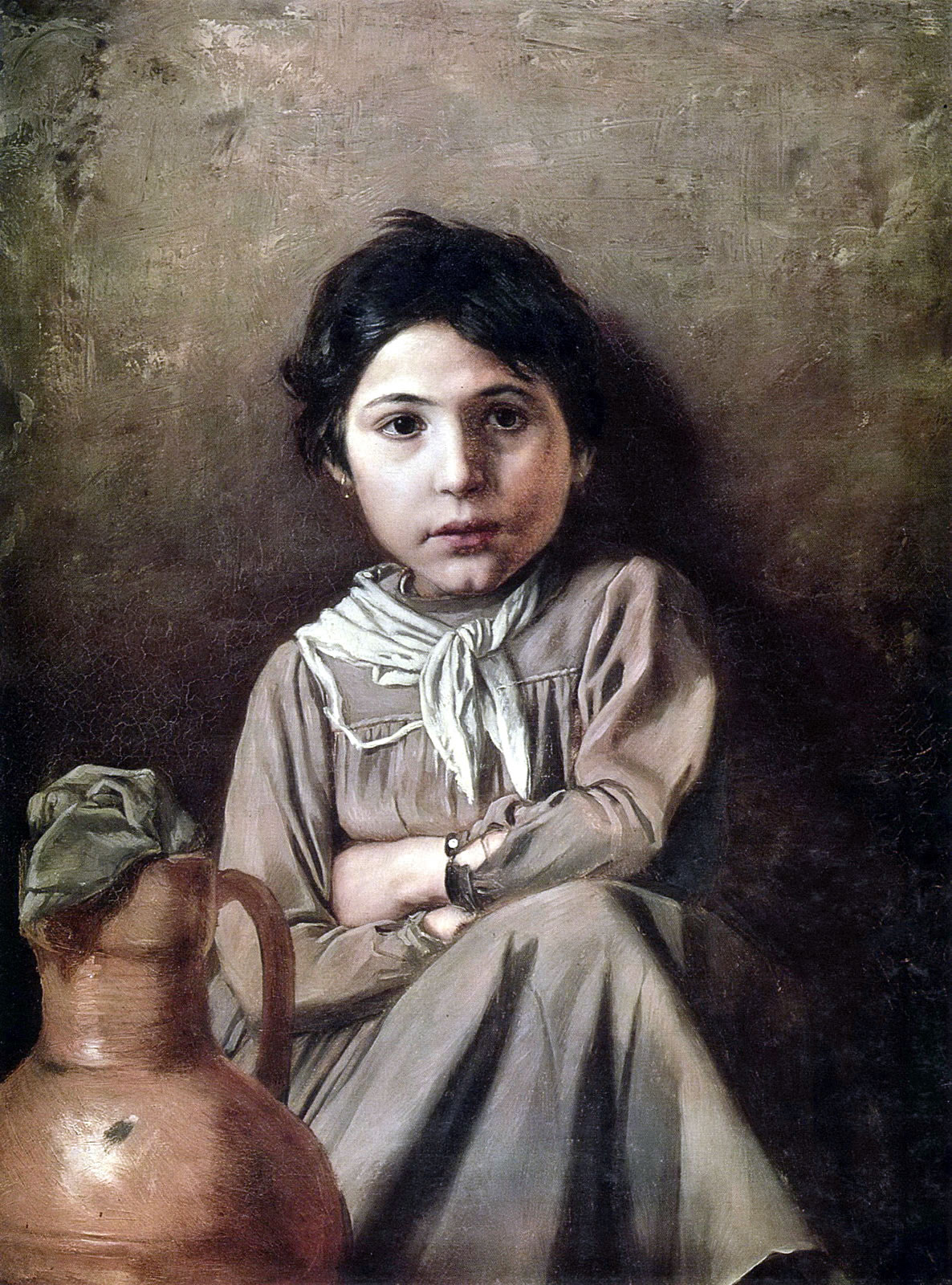 Василий Григорьевич Перов. Девушка с кувшином. 1869.