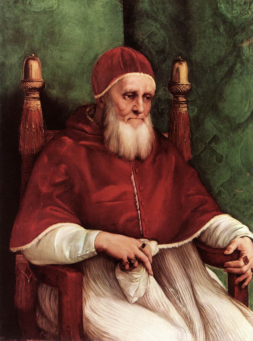 Рафаэль. Папа Юлий II. 1512.