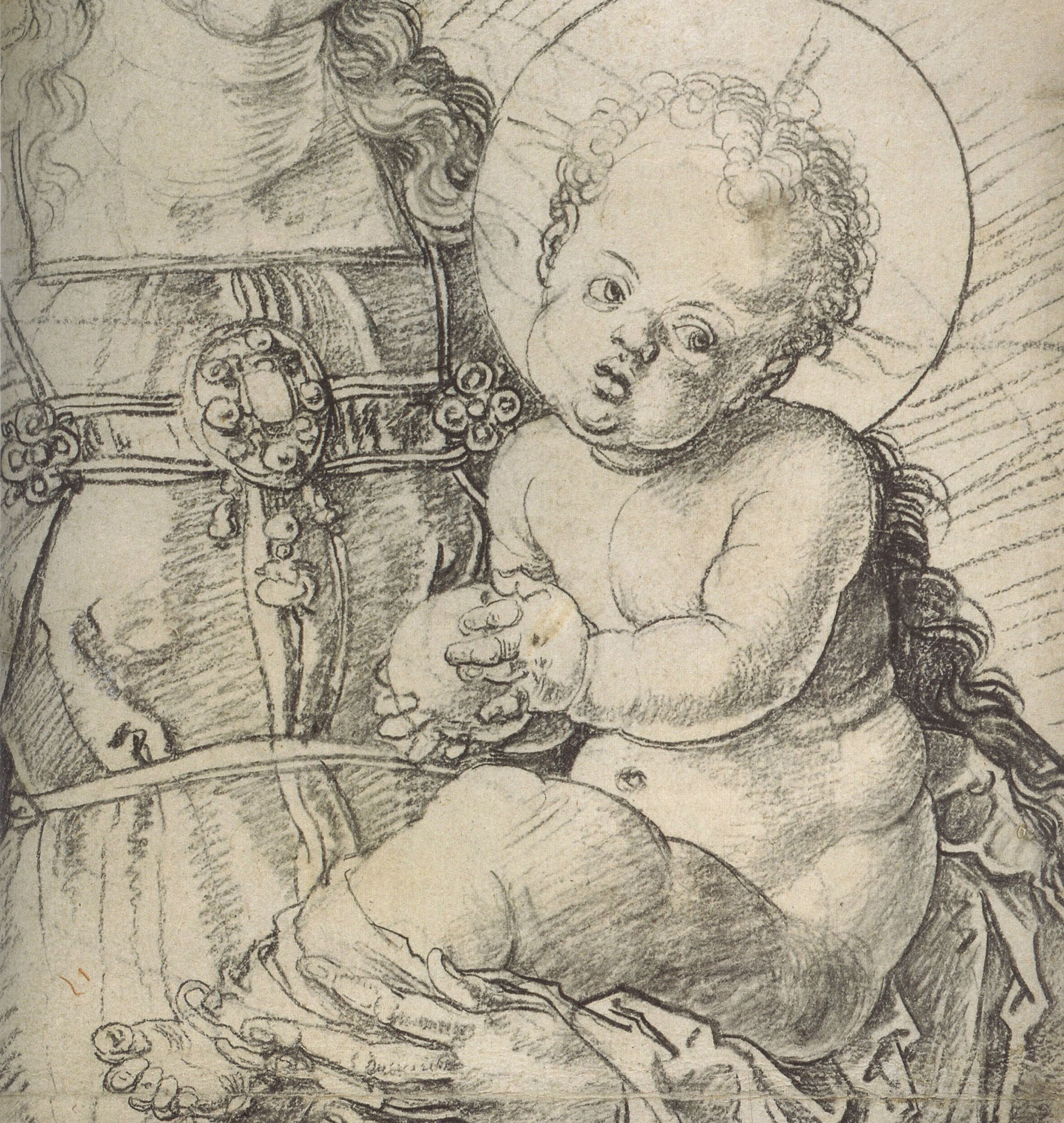 Альбрехт Дюрер. "Мадонна с Младенцем". 1514 год.