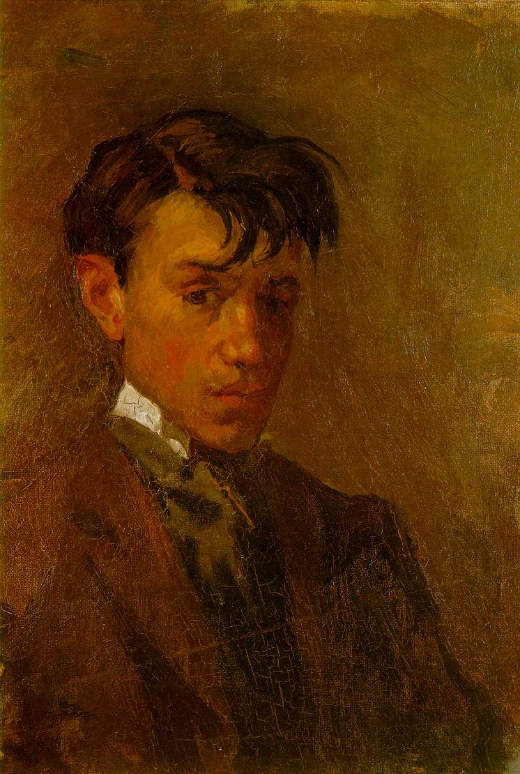 Пабло Пикассо. "Автопортрет". 1896.