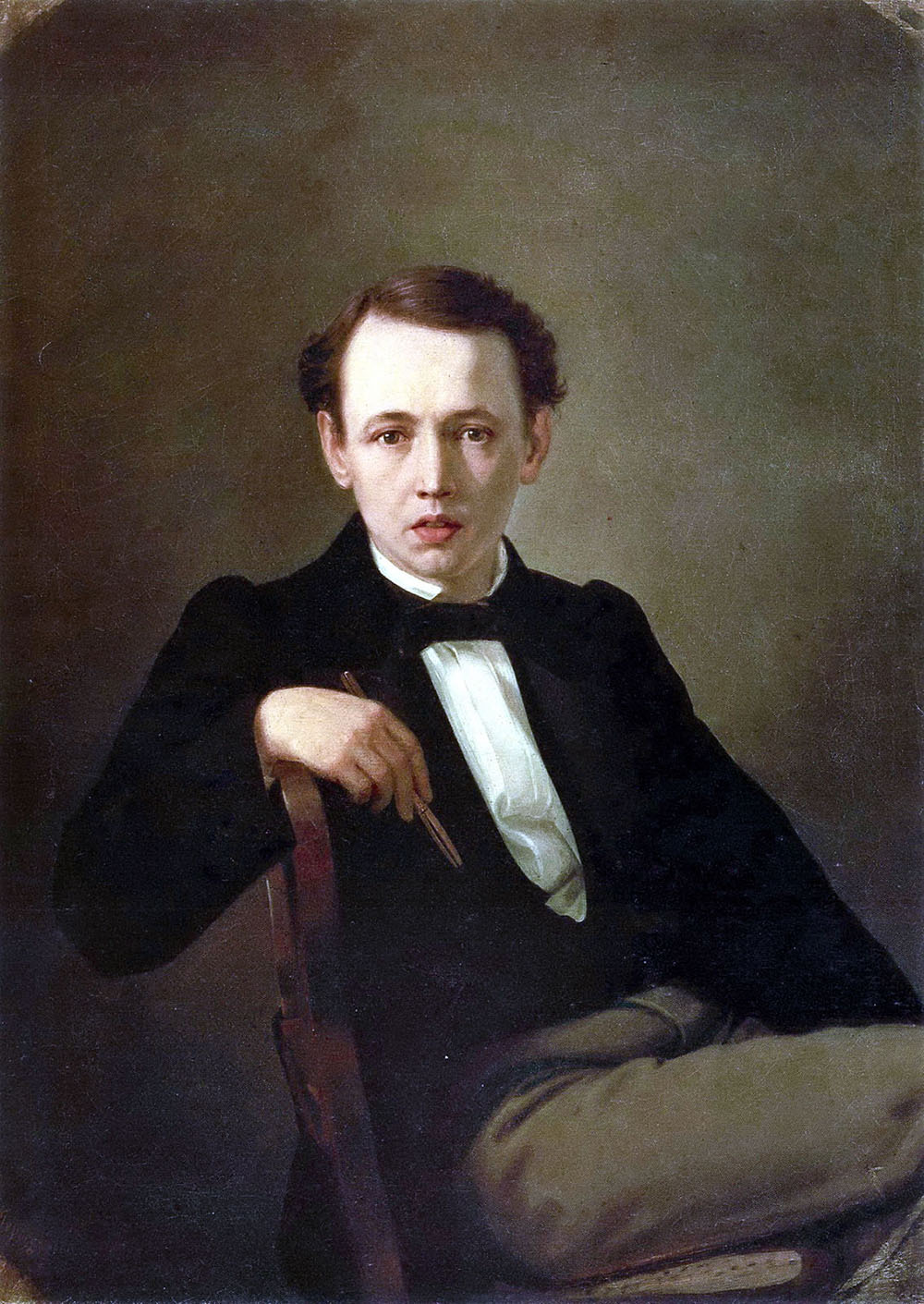 Василий Григорьевич Перов. "Автопортрет". 1851.