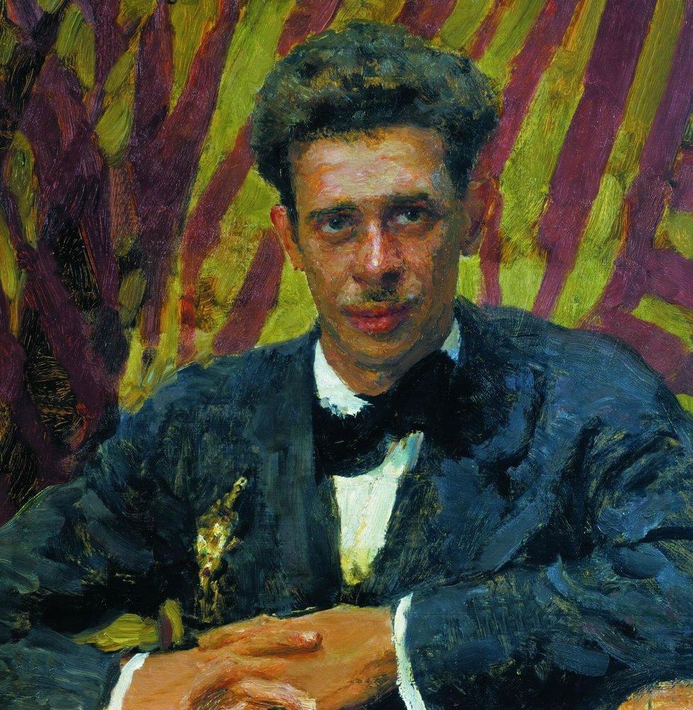 Илья Ефимович Репин. "Портрет Николая Ремизова". 1917.