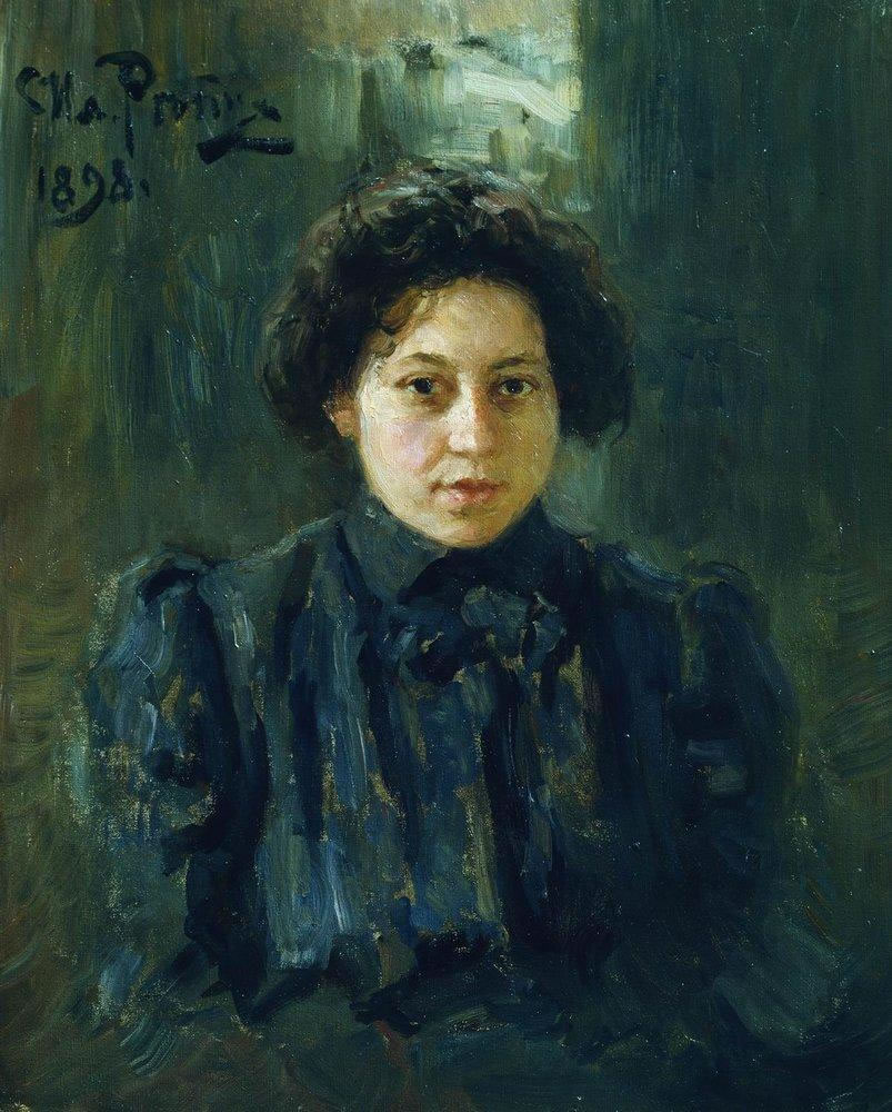 Илья Ефимович Репин. "Портрет Репиной, дочери художника". 1898.